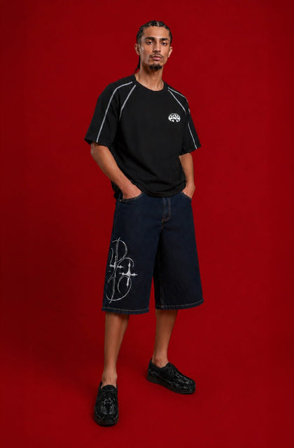 ACE CLUB TEE - BLACK - Purple Place