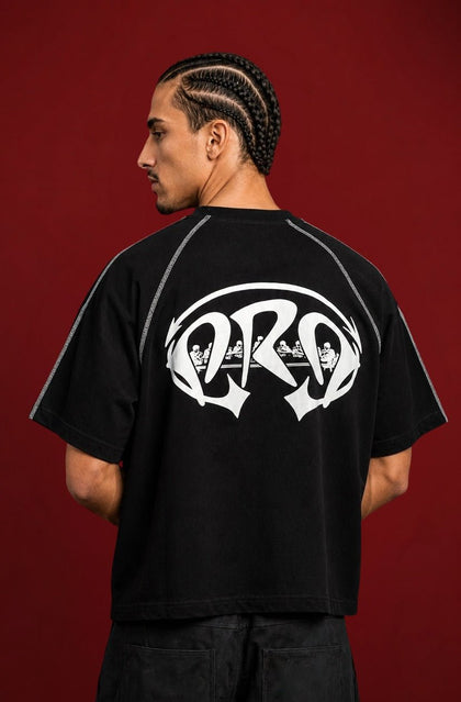 ACE CLUB TEE - BLACK - Purple Place