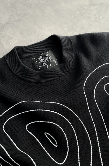 Aura Knit - Black - Purple Place