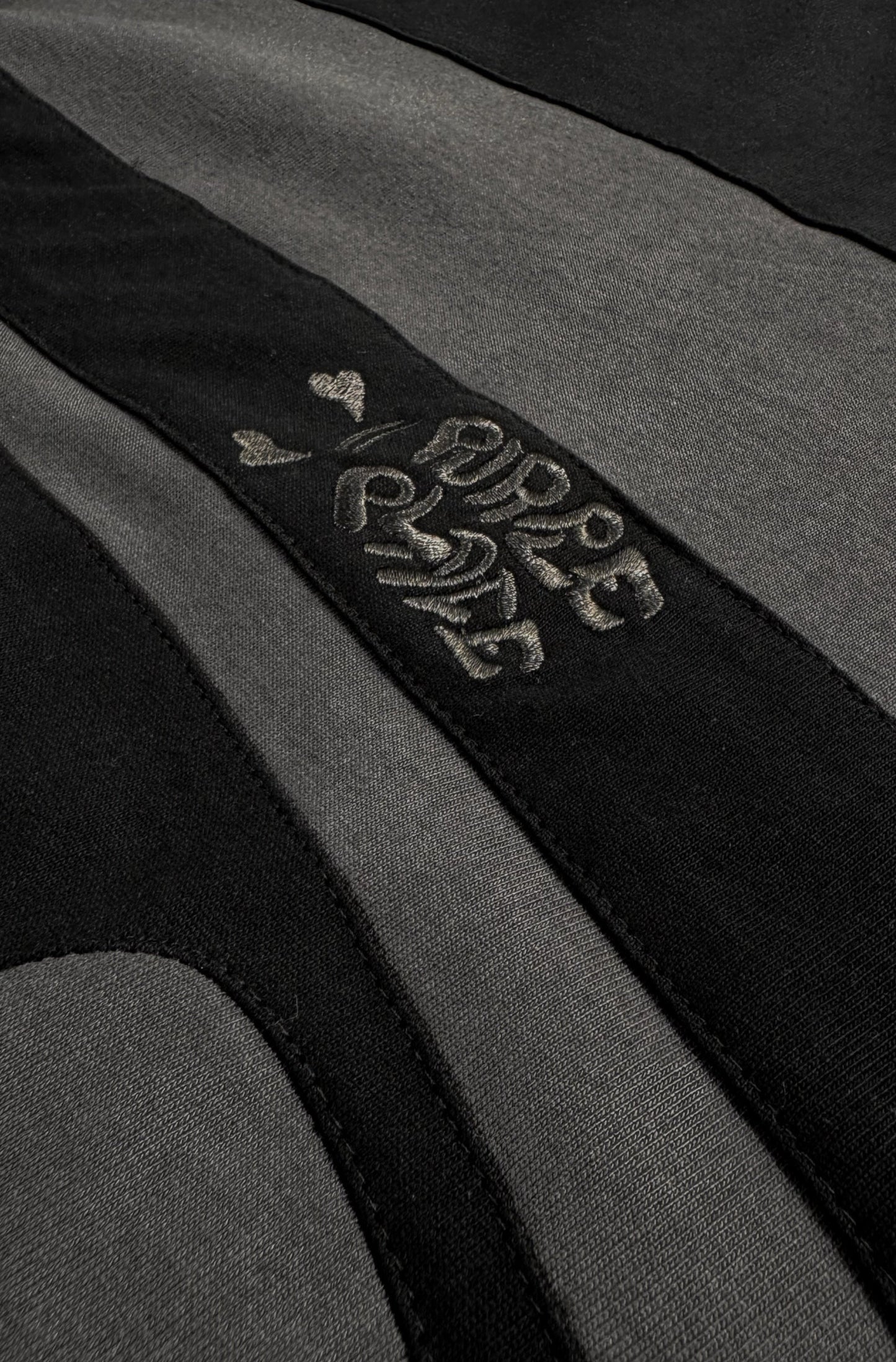 Hooking Tee - Black and Gray - Purple Place