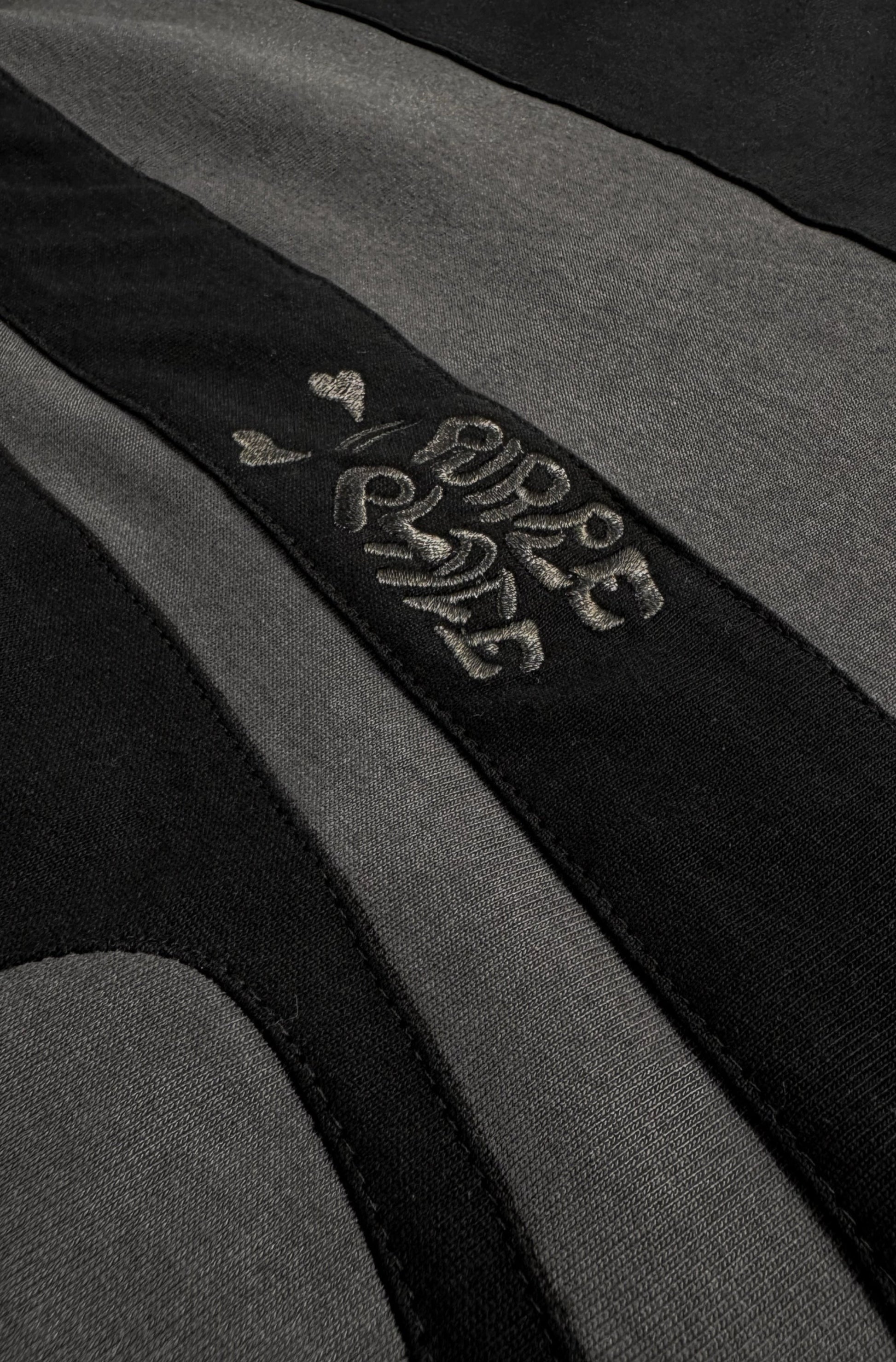 Hooking Tee - Black and Gray - Purple Place