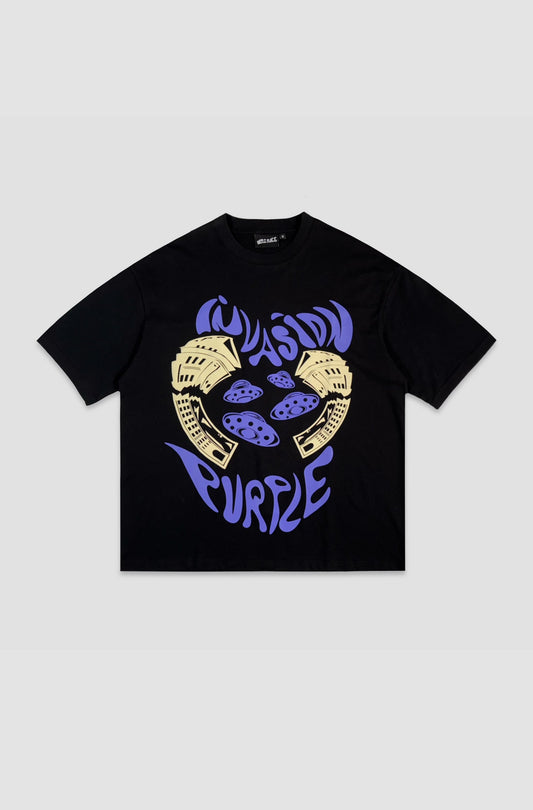 Invasion T-shirt - Purple Place