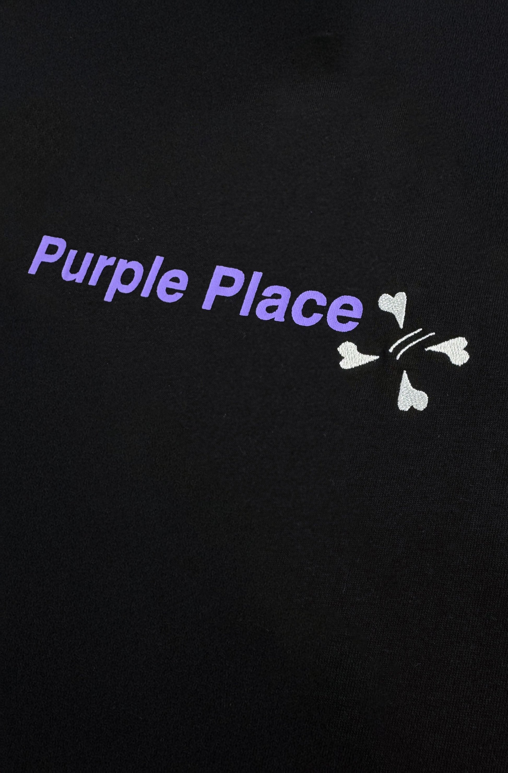 Join The Purple Place T-shirt - Black - Purple Place