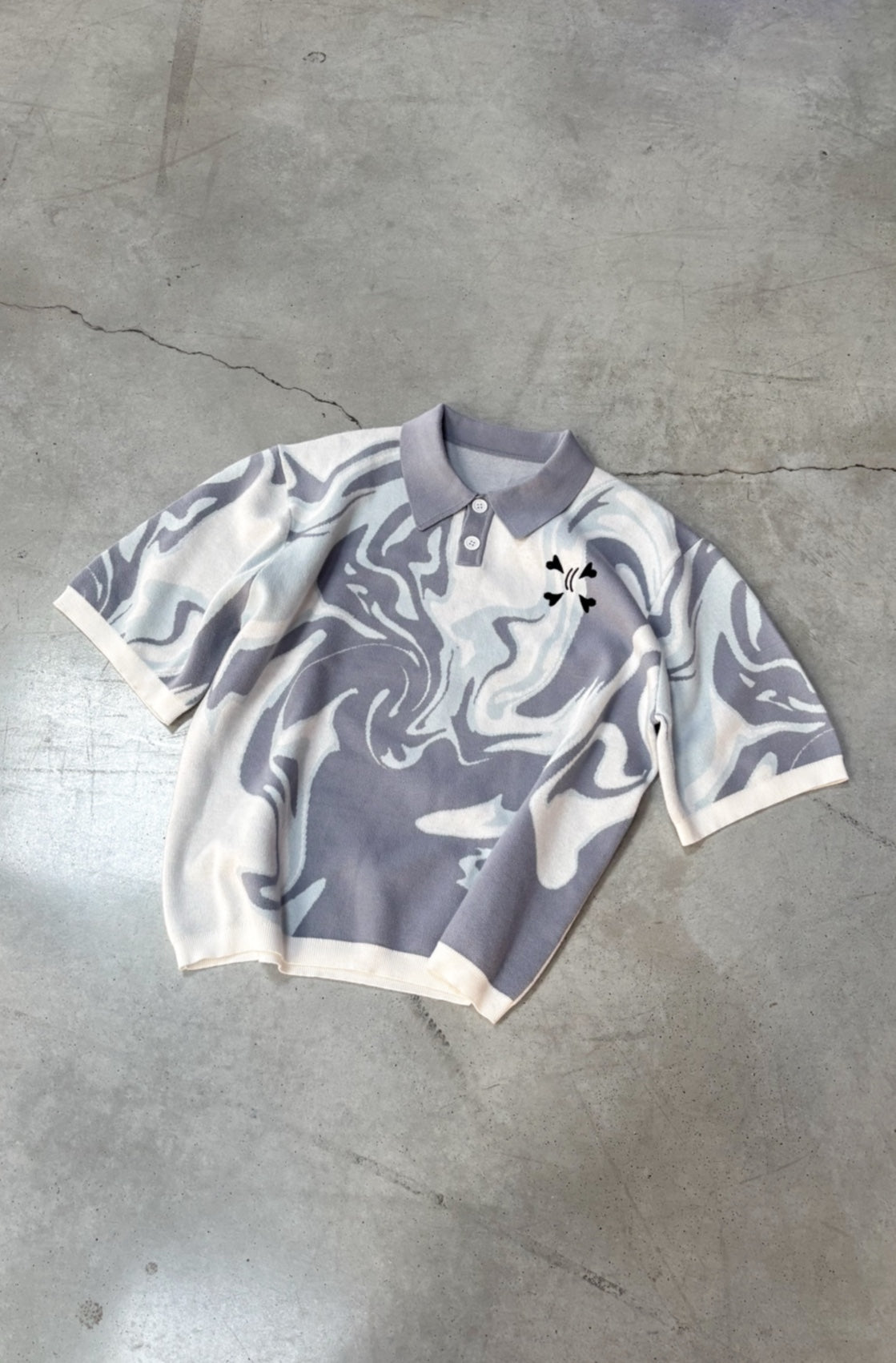 Knit tee Gray (BIENTÔT DISPONIBLE) - Purple Place