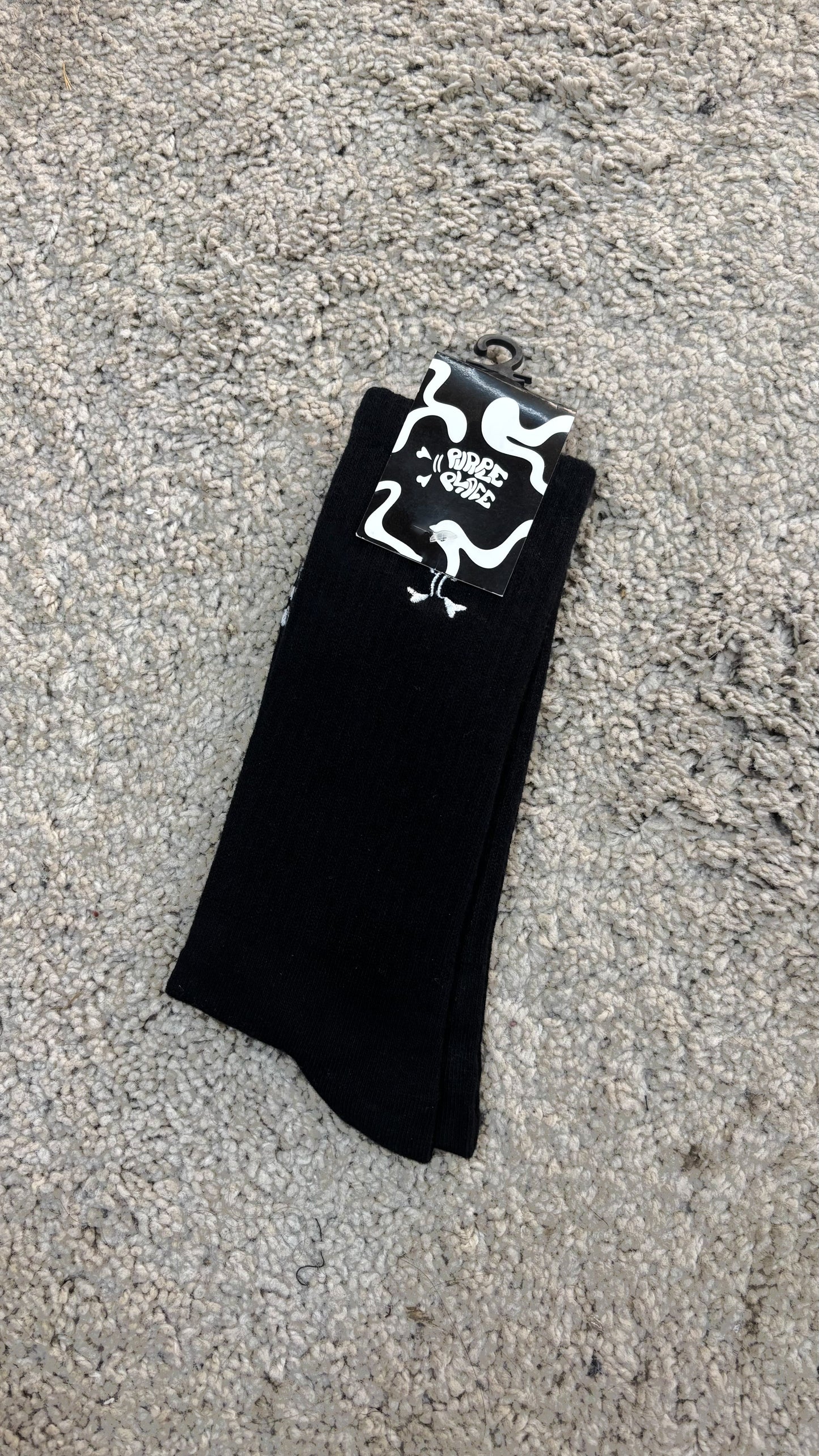 Logo socks Black - Purple Place