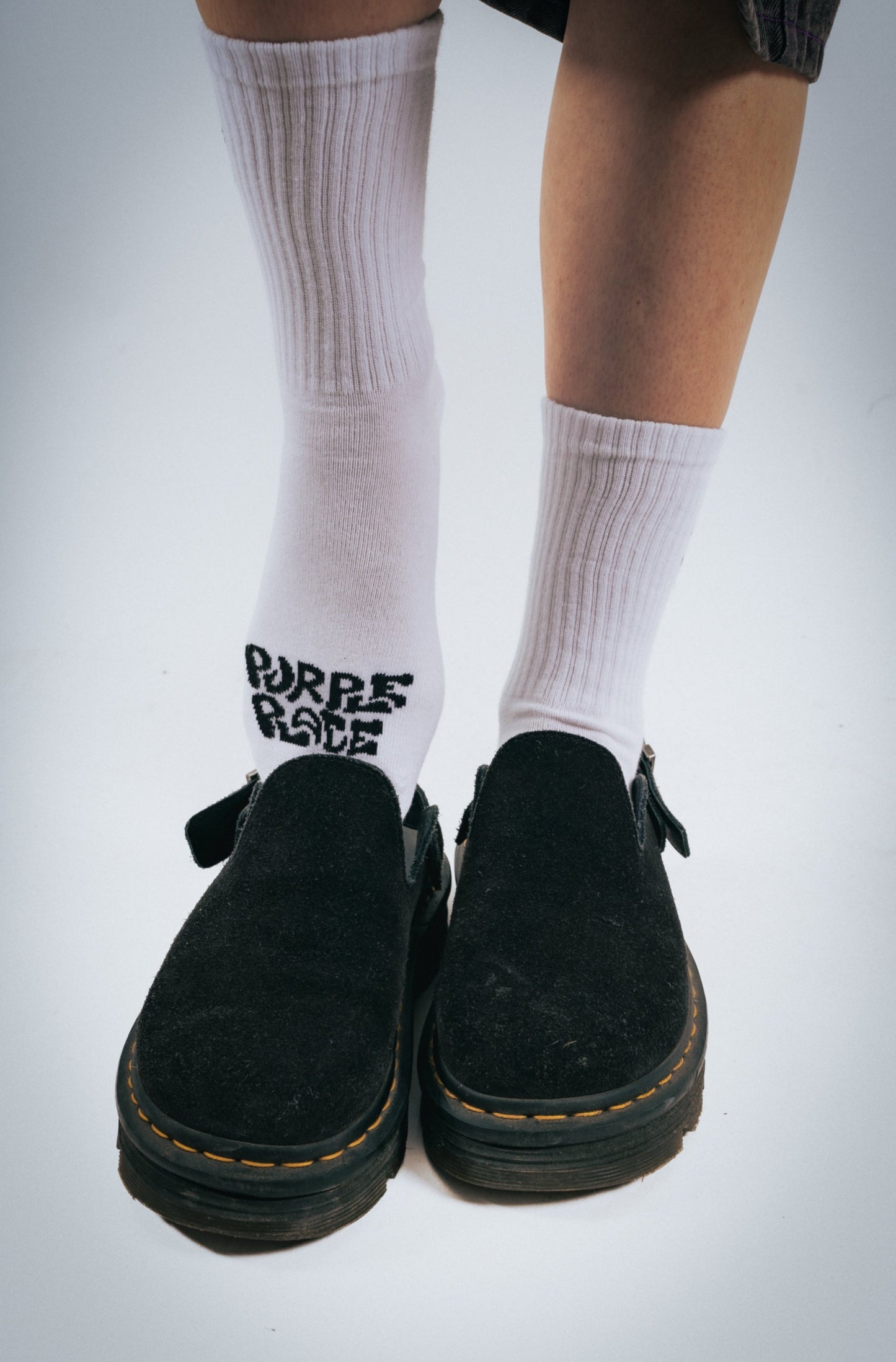 Logo socks - White - Purple Place
