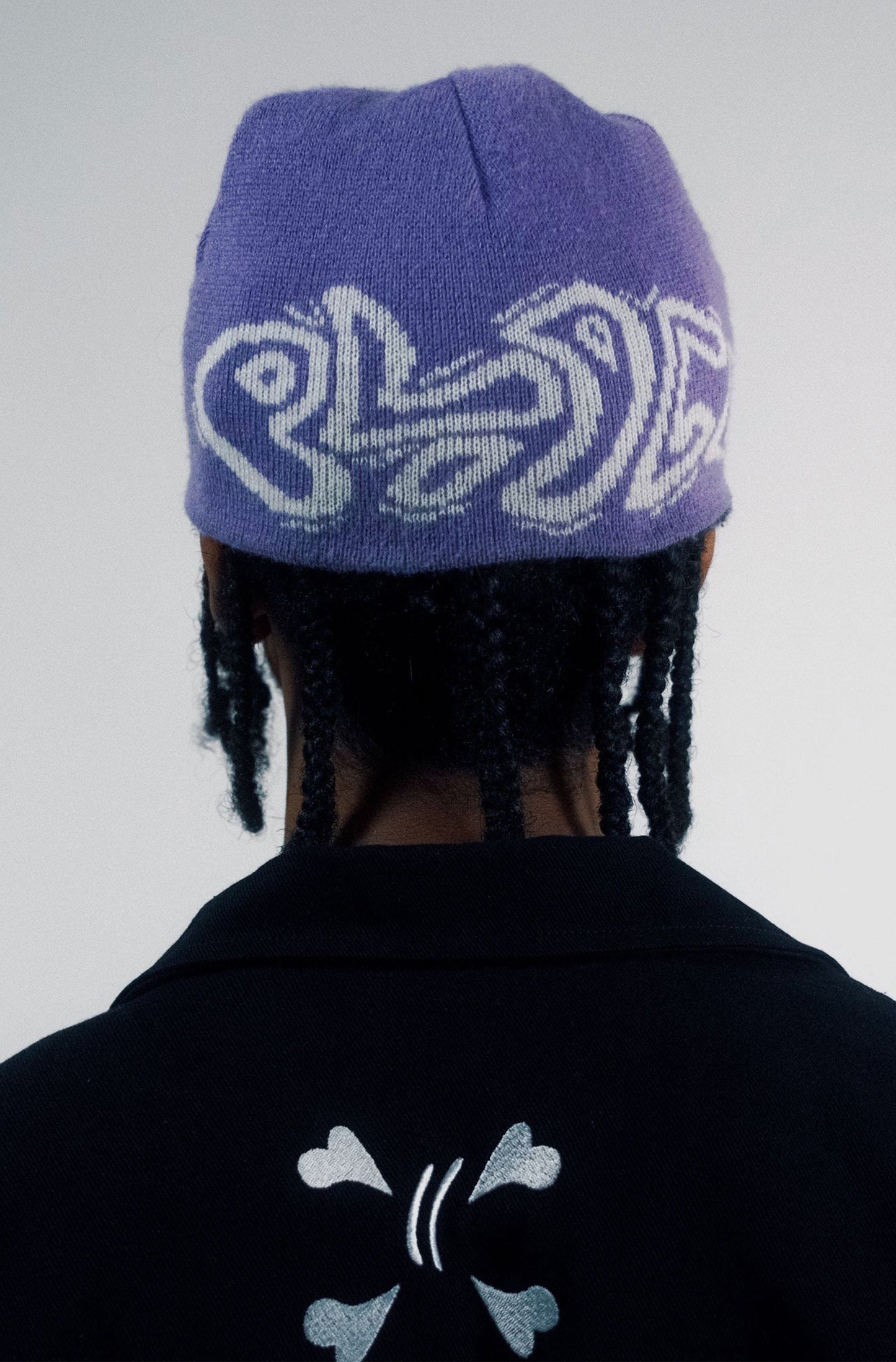 Reversible Invasion Beanie - Purple Place
