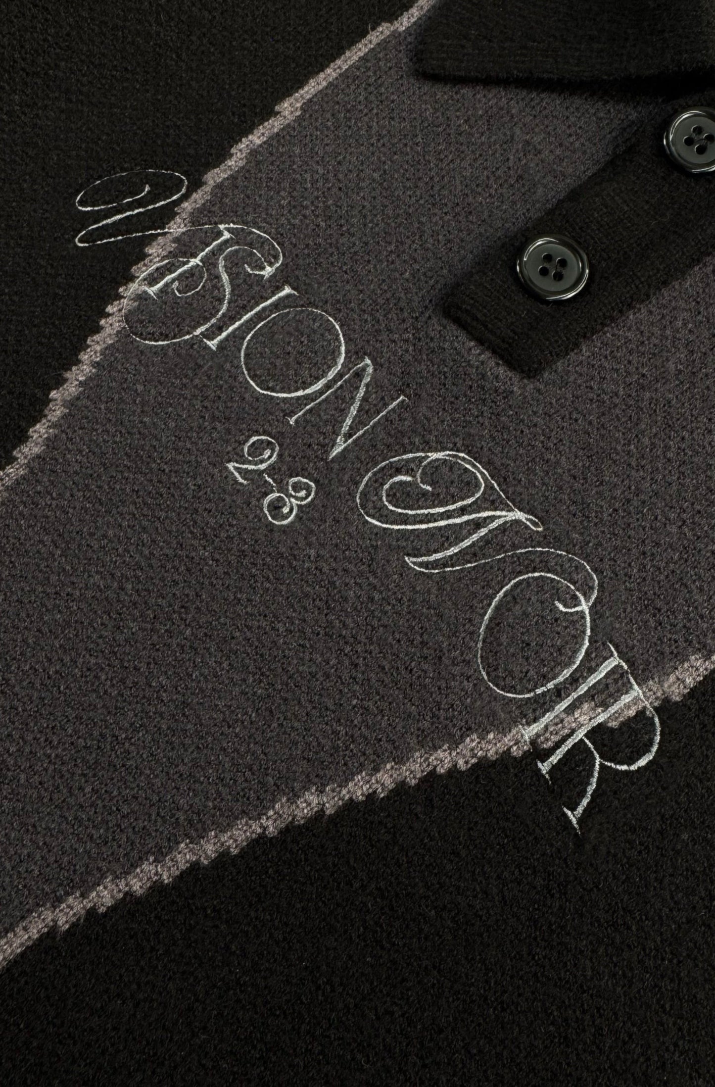 Vision Knit - Black & Gray - Purple Place
