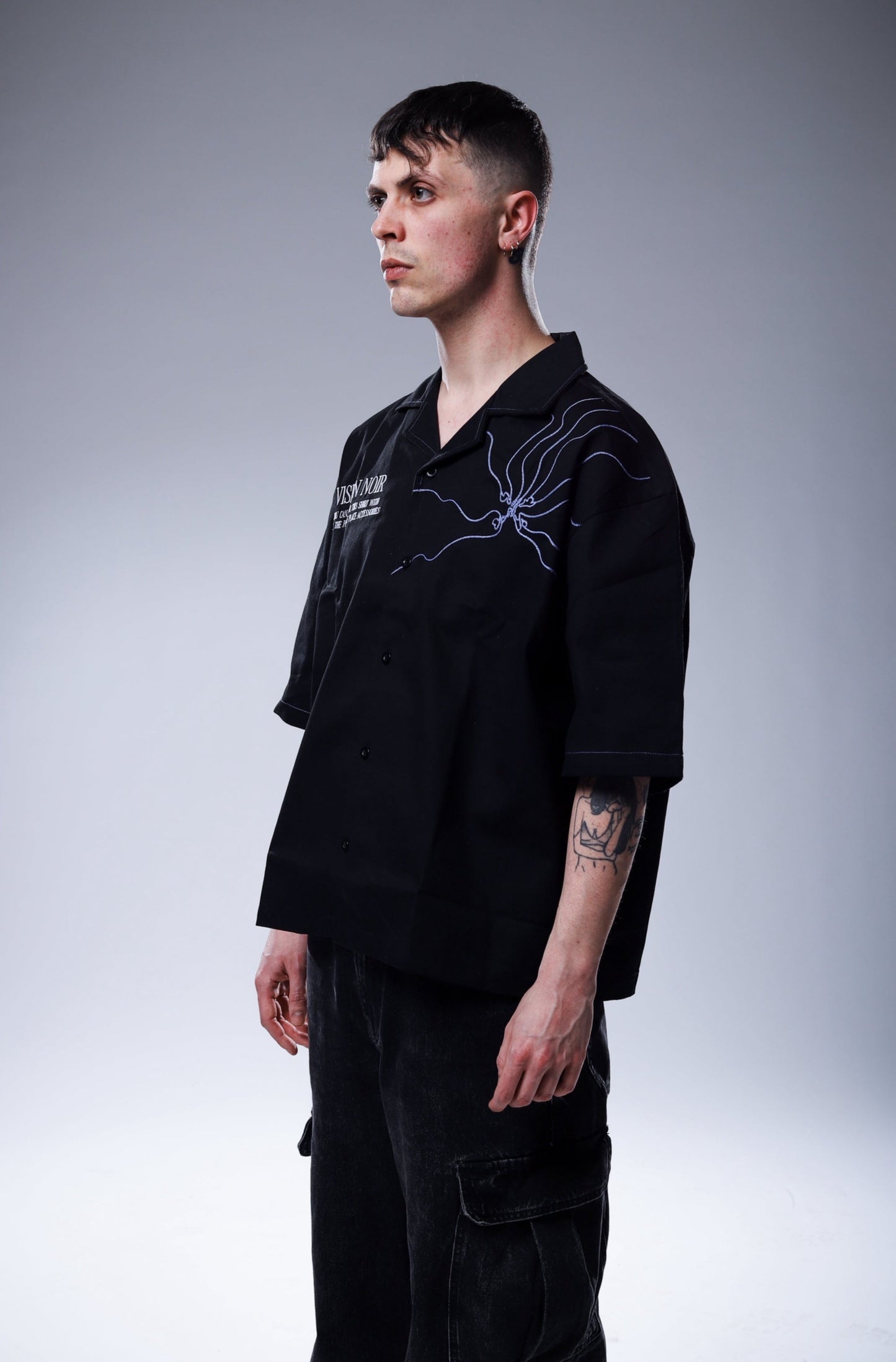 Vision Shirt - Black and Purple - Purple Place