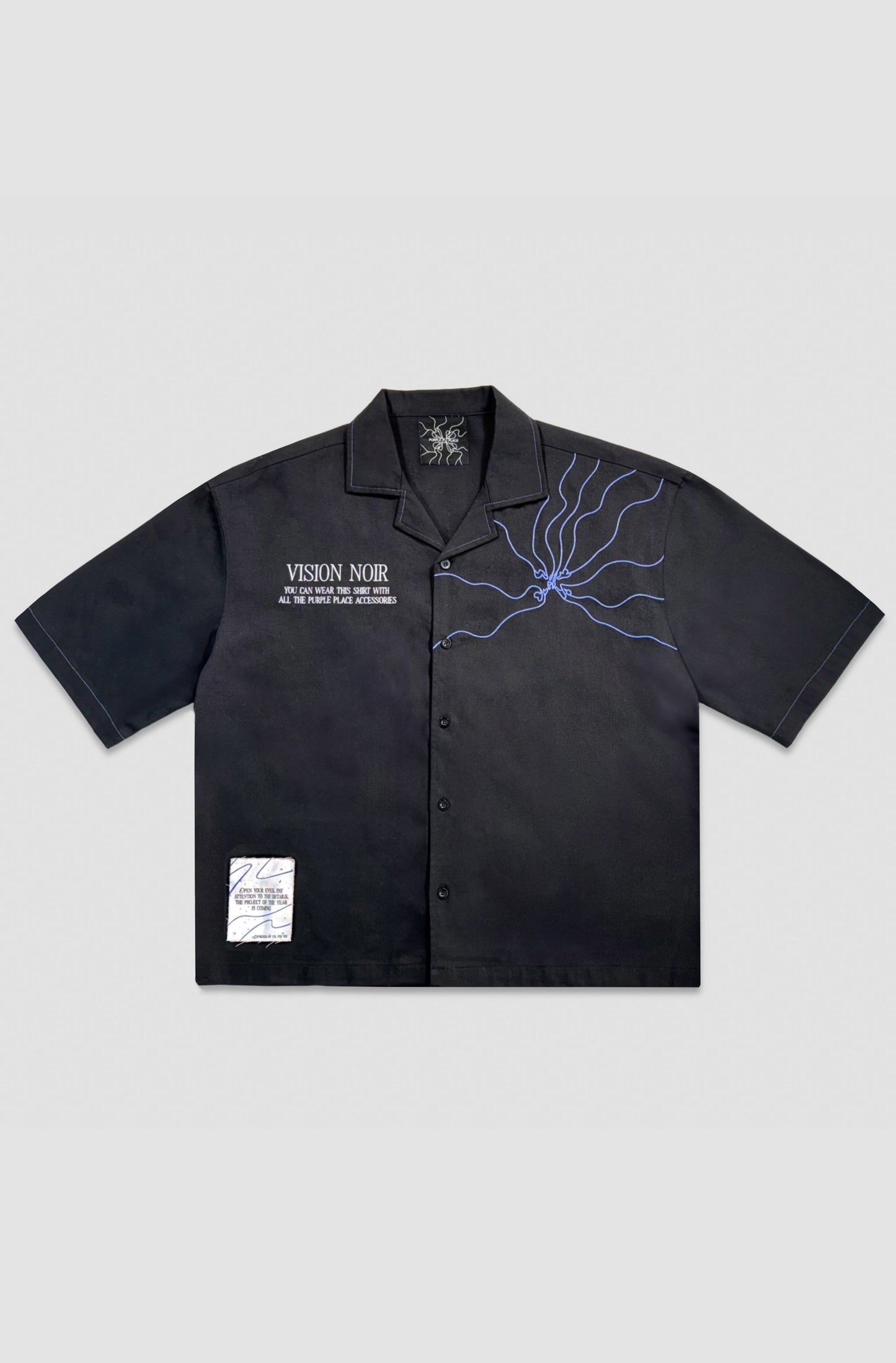 Vision Shirt - Black and Purple - Purple Place