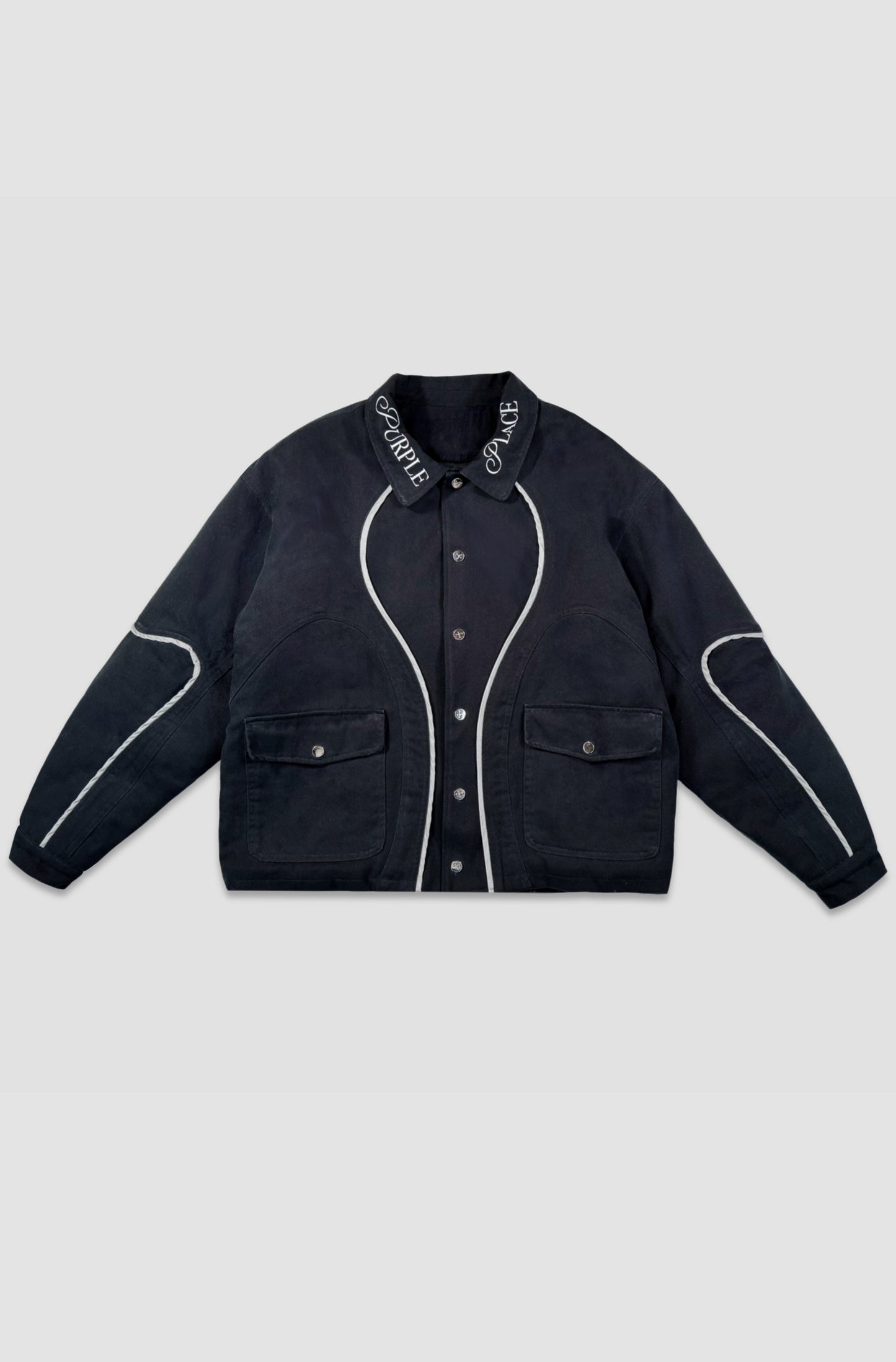 Wire Jacket Black - Purple Place