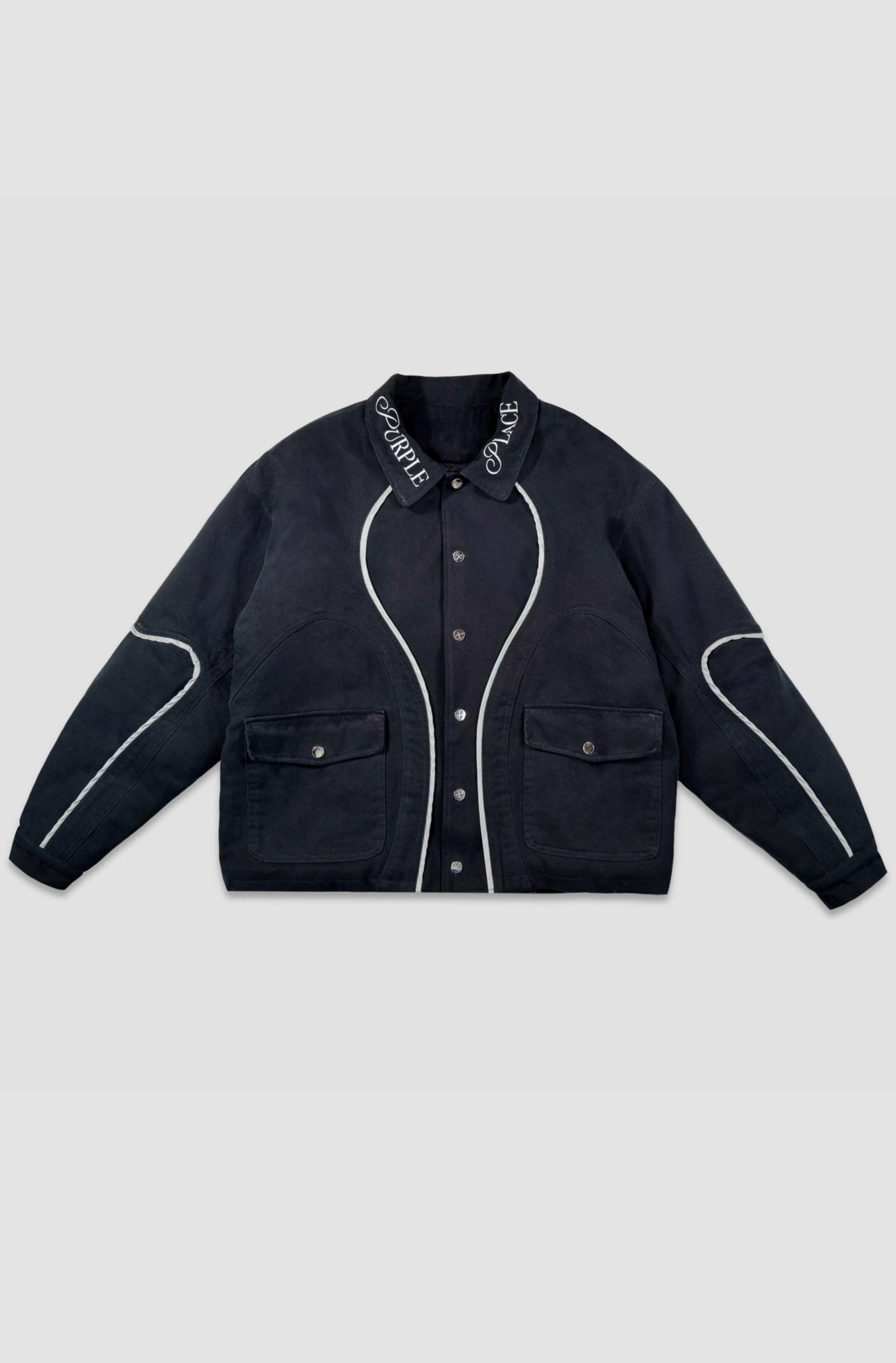 Wire Jacket Black - Purple Place