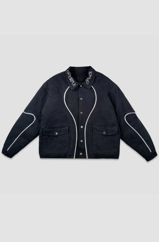 Wire Jacket Black - Purple Place