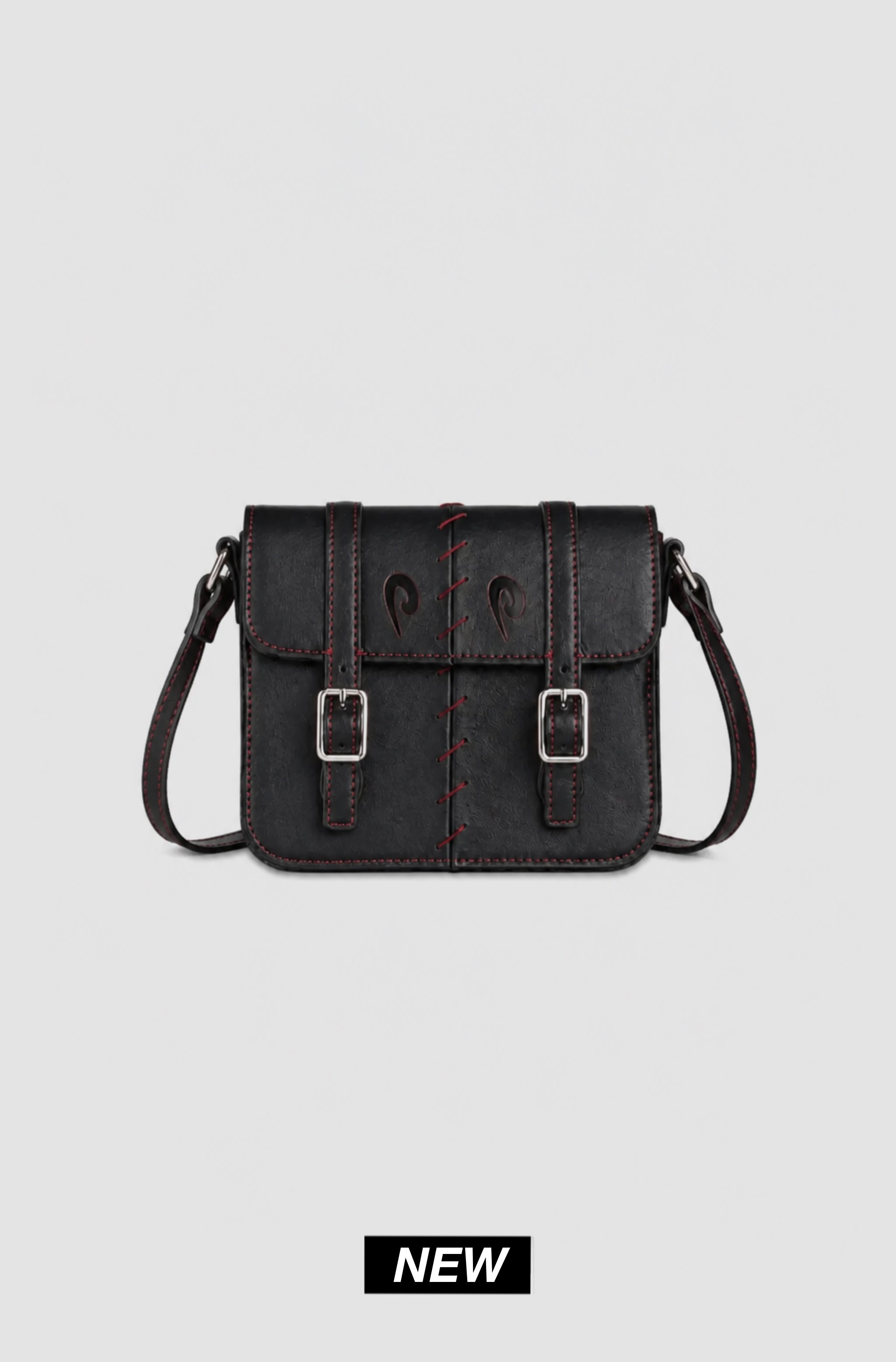 HOOK BAG - BLACK AND RED