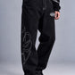 Origin Pant – pantalon denim noir brodé – photo 4