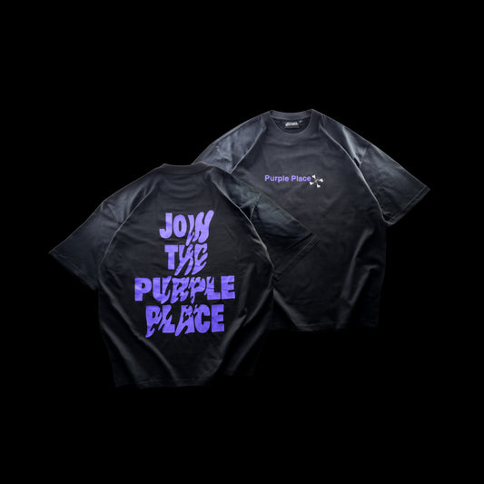 Join The Purple Place T-shirt - Black