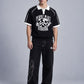 Origin Pant – pantalon denim noir brodé – photo 3