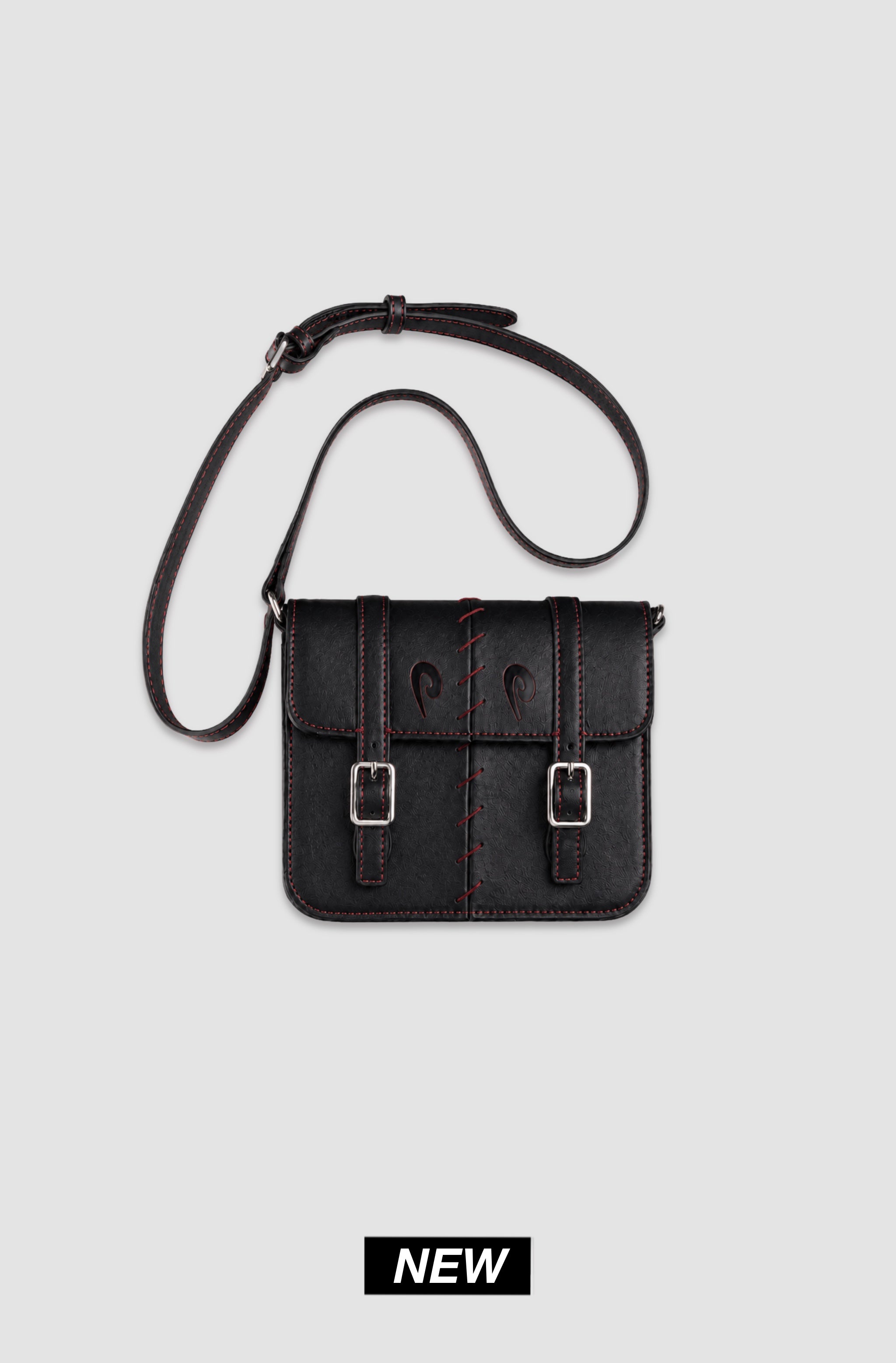 HOOK BAG - BLACK AND RED
