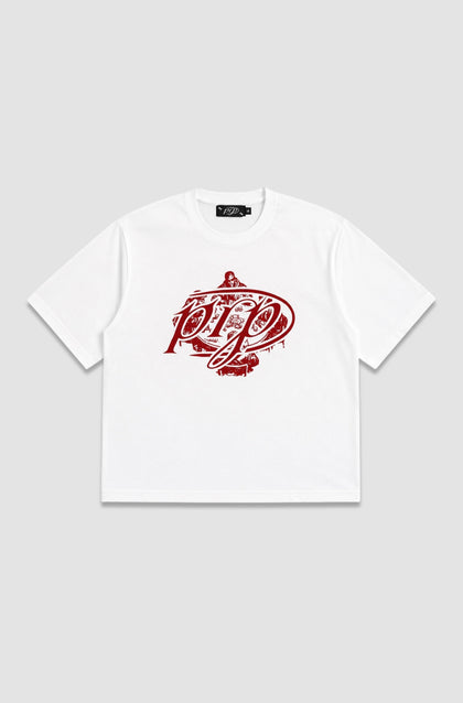 ACE CLUB LOGO WHITE TEE - Purple Place