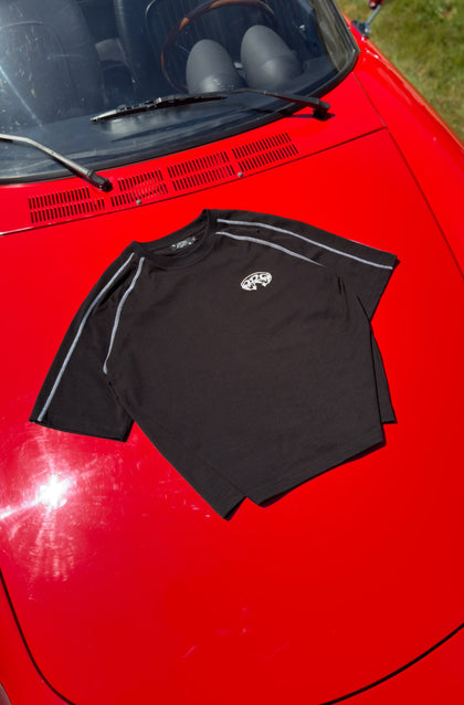 ACE CLUB TEE - BLACK - Purple Place