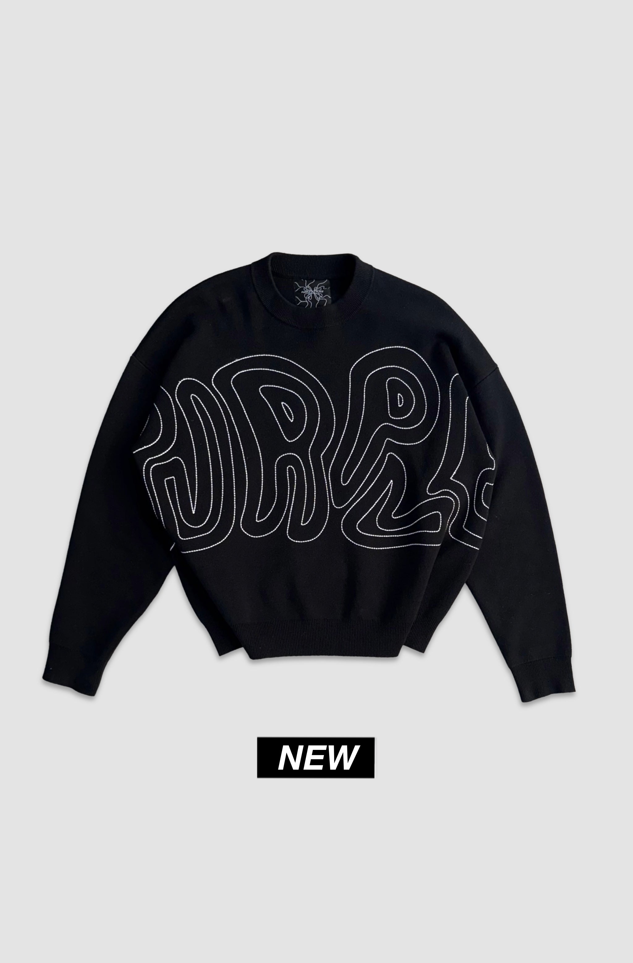 Aura Knit - Black - Purple Place