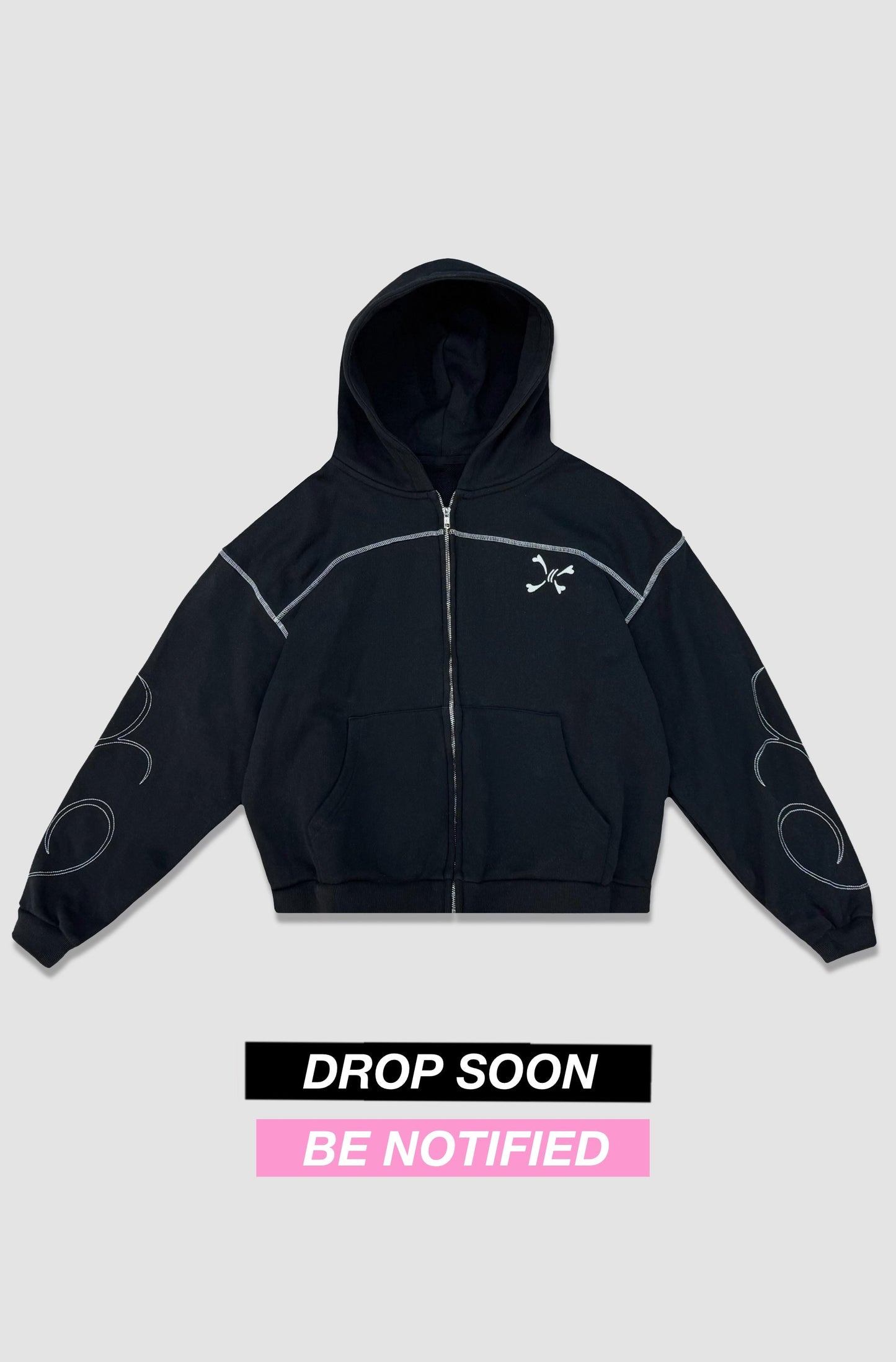 Aura Zip Black - Purple Place