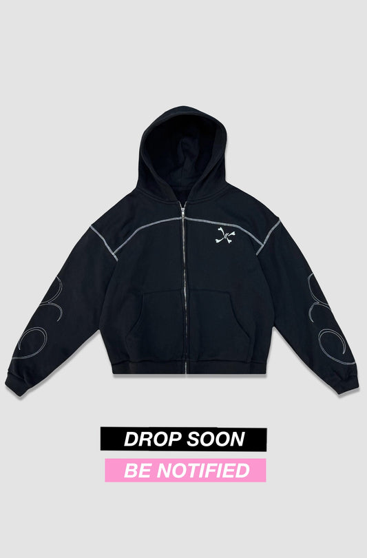 Aura Zip Black - Purple Place