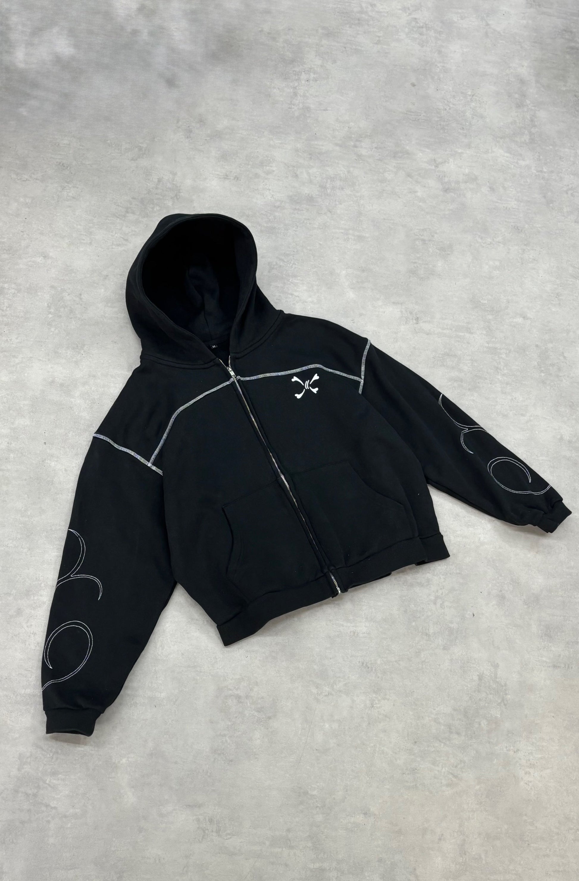 Aura Zip Black - Purple Place