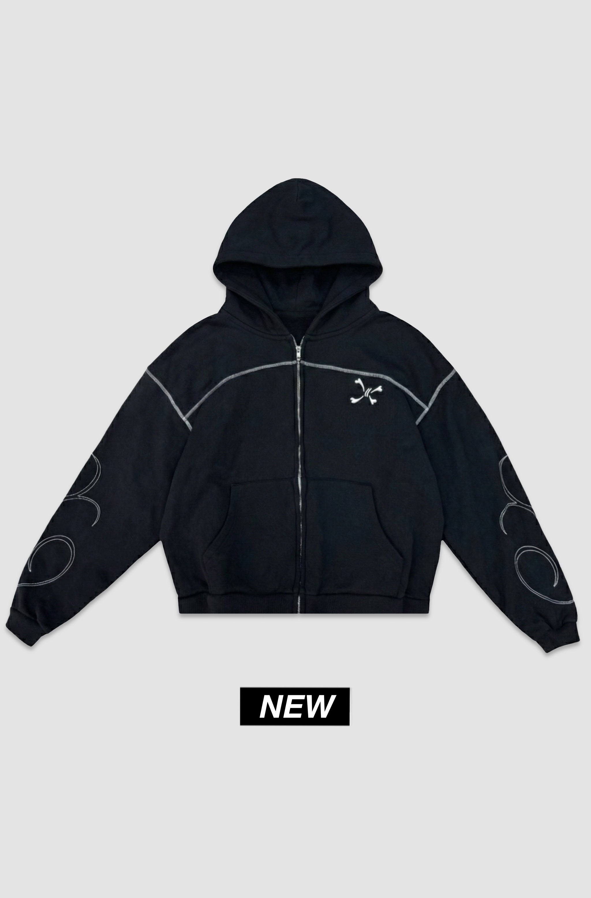 Aura Zip Black - Purple Place