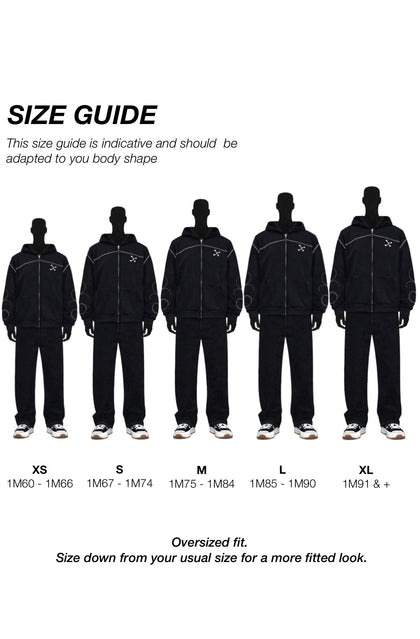 AURA ZIP BLACK - Purple Place