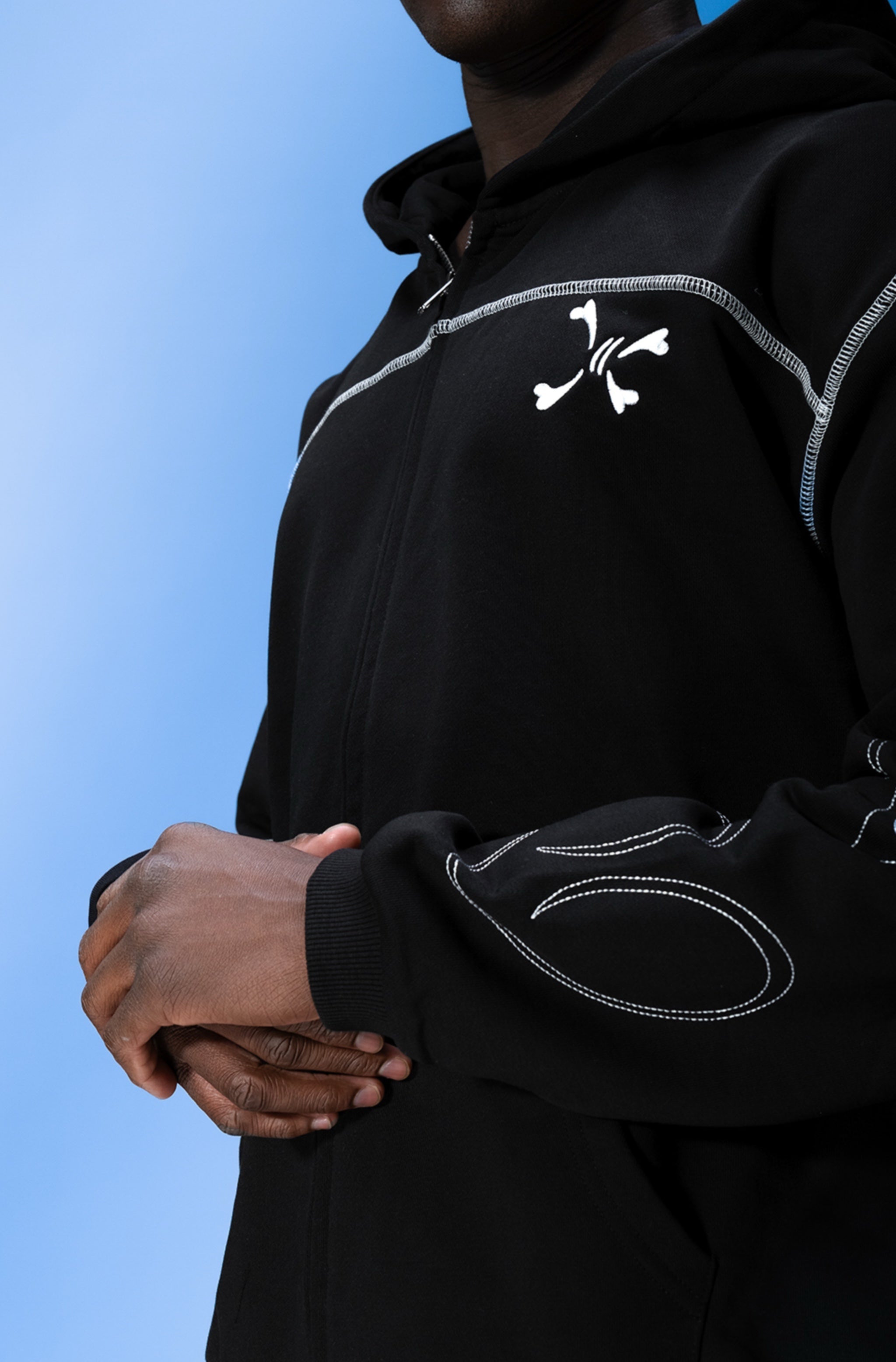 AURA ZIP BLACK - Purple Place