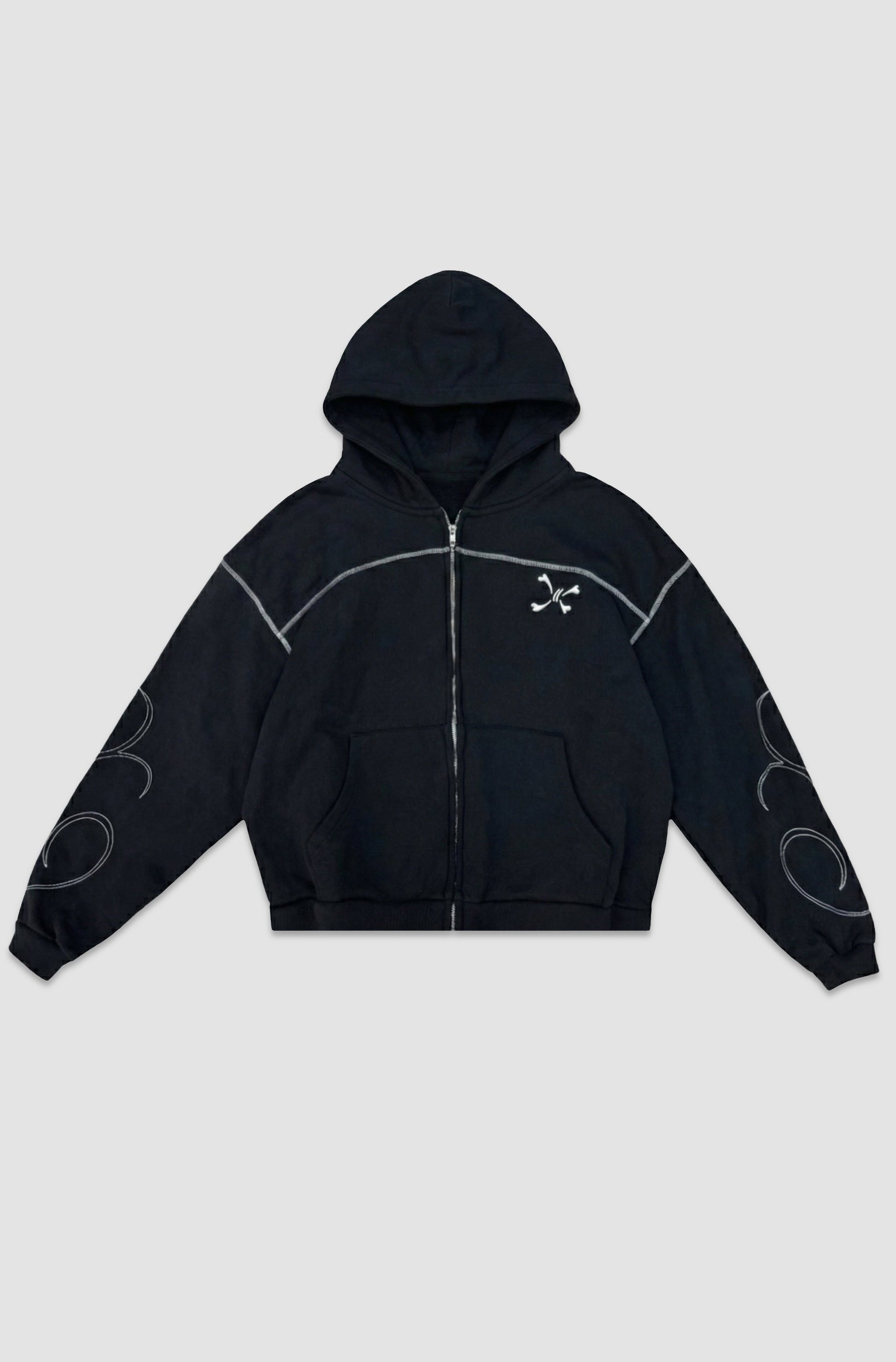 Aura Zip Black - Purple Place