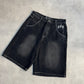 FADED BLACK JORTS - Purple Place
