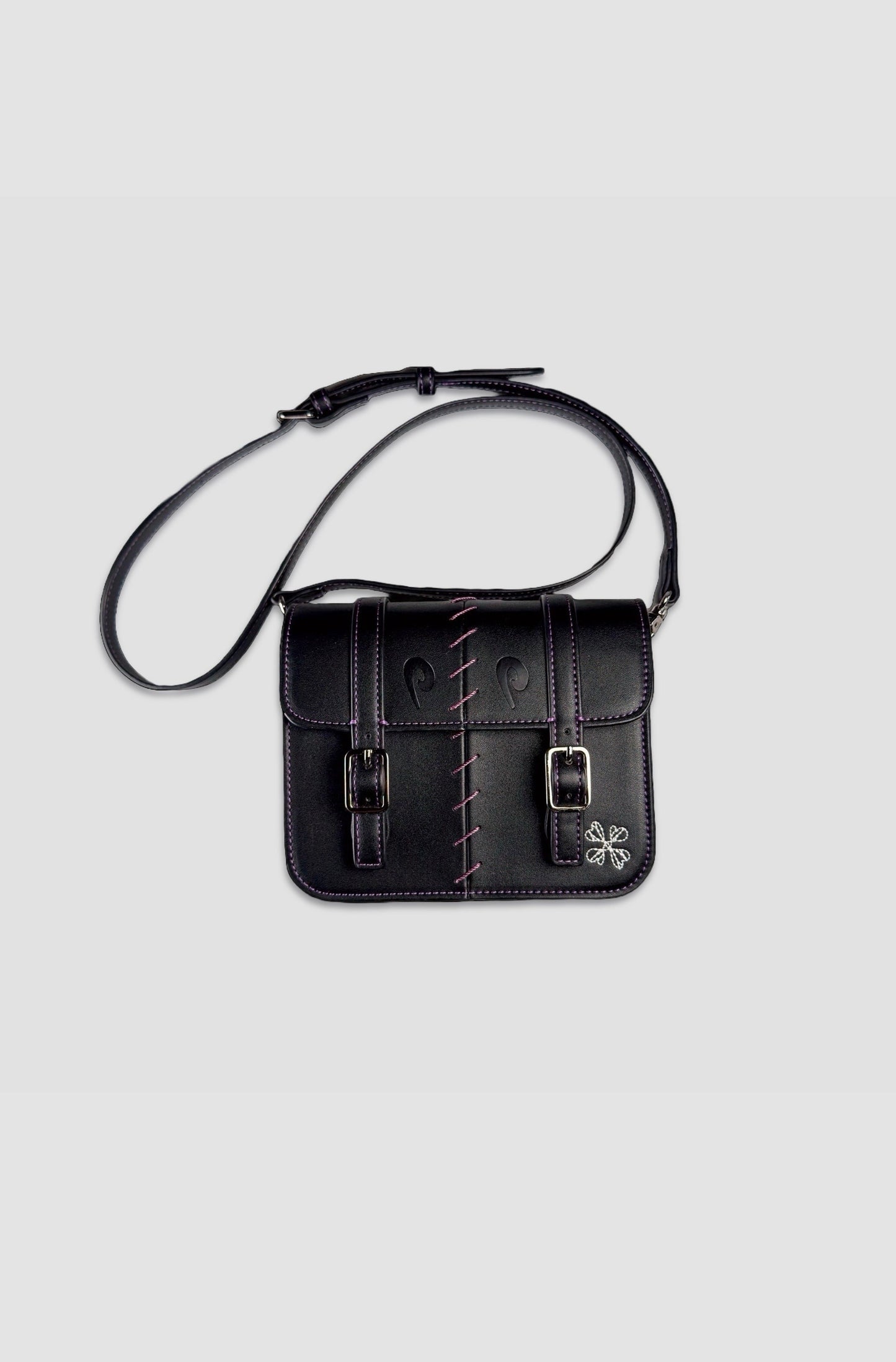 Hook Bag - Black and Purple - Purple Place