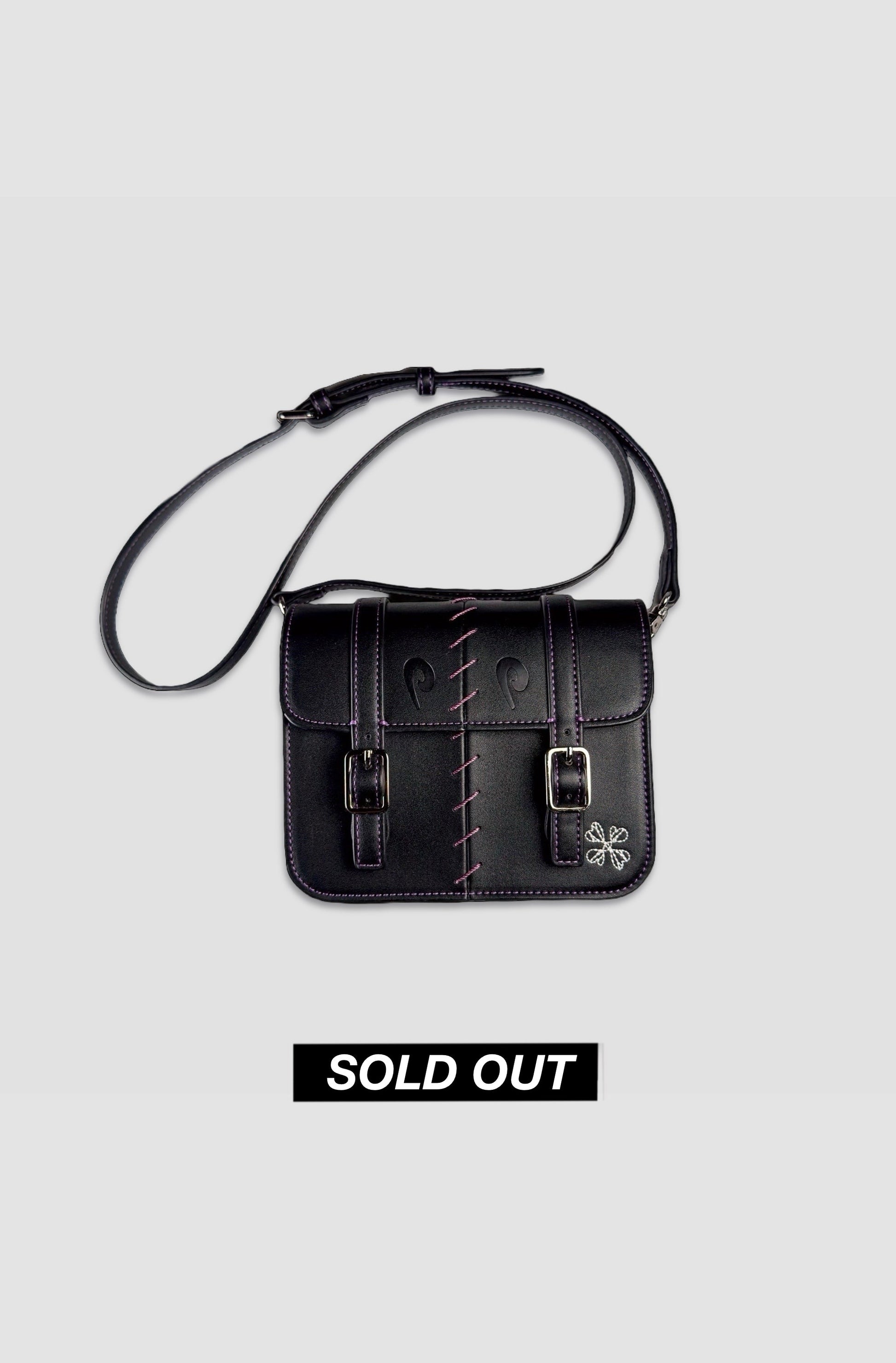 Hook Bag - Black and Purple (Sold out) - Purple Place