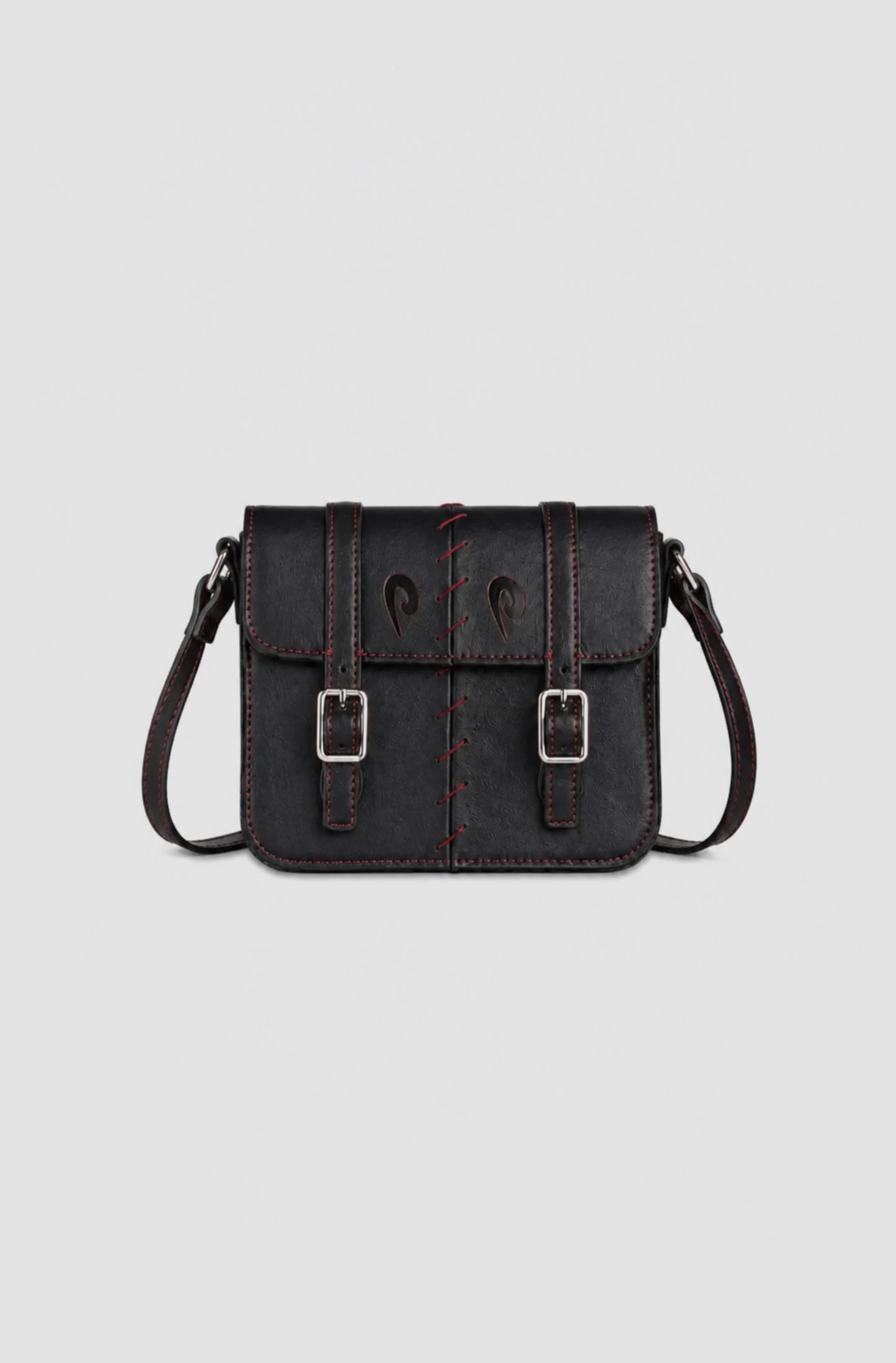 HOOK BAG - BLACK AND RED - Purple Place