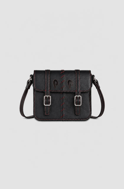 HOOK BAG - BLACK AND RED - Purple Place