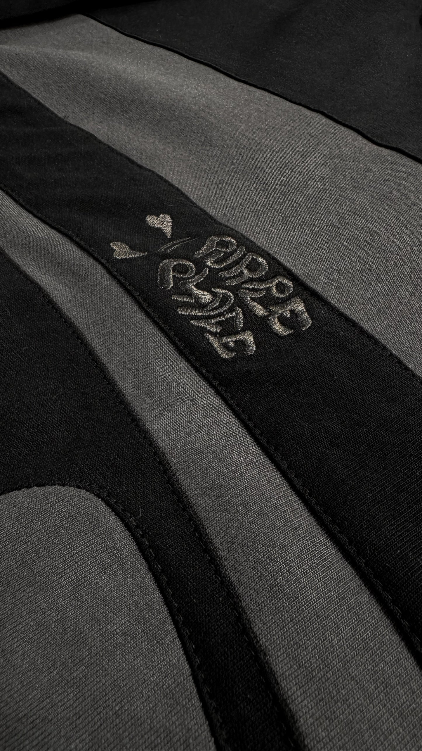 Hooking Tee - Black and Gray - Purple Place