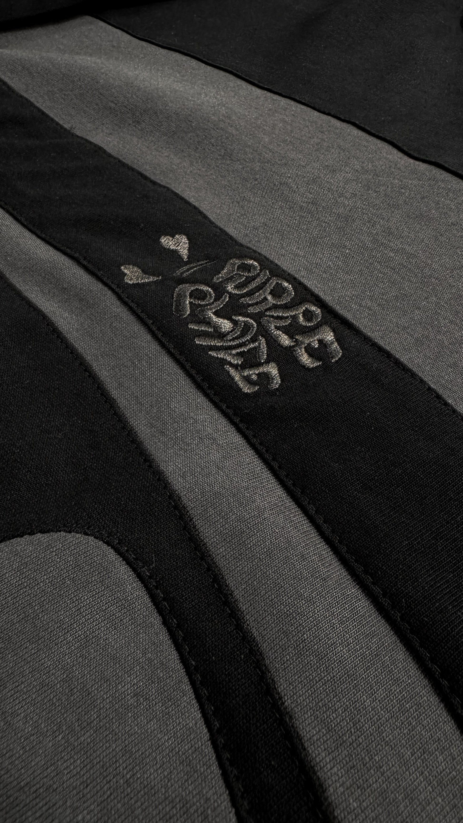Hooking Tee - Black and Gray - Purple Place