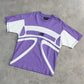 Hooking Tee - Purple and white - Purple Place