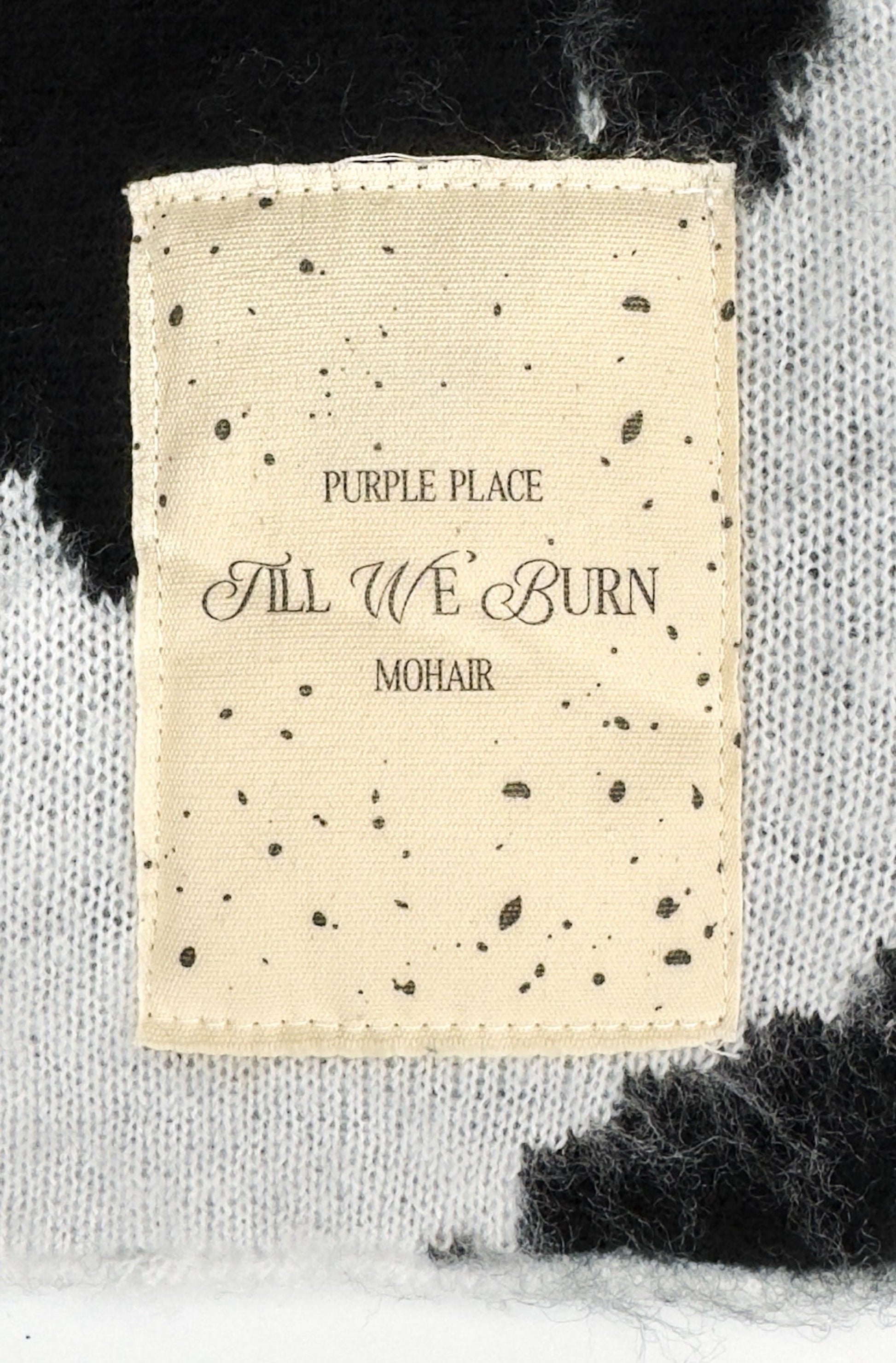 Huge Scarf Till We Burn - Purple Place