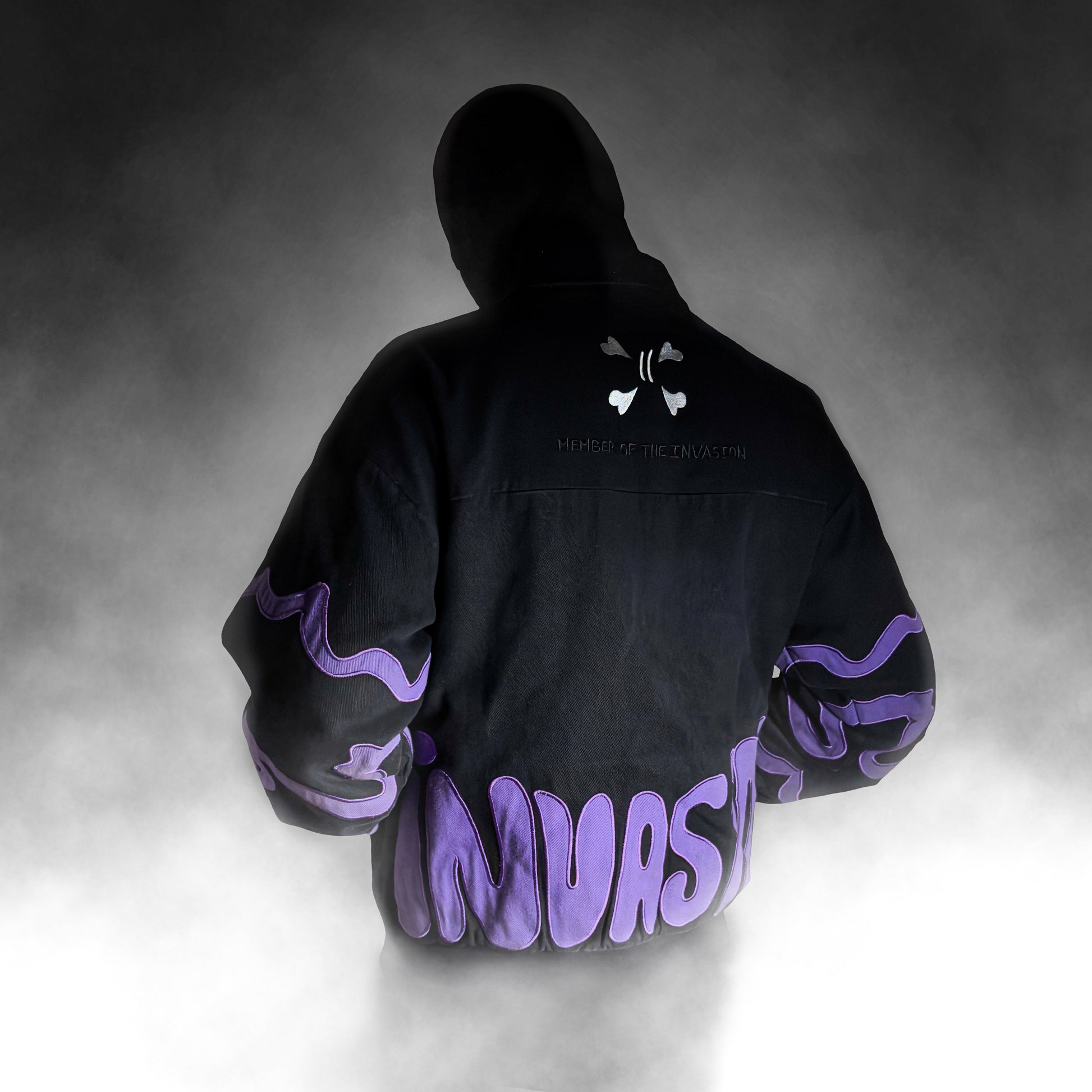 Invasion Jacket Black - Purple Place