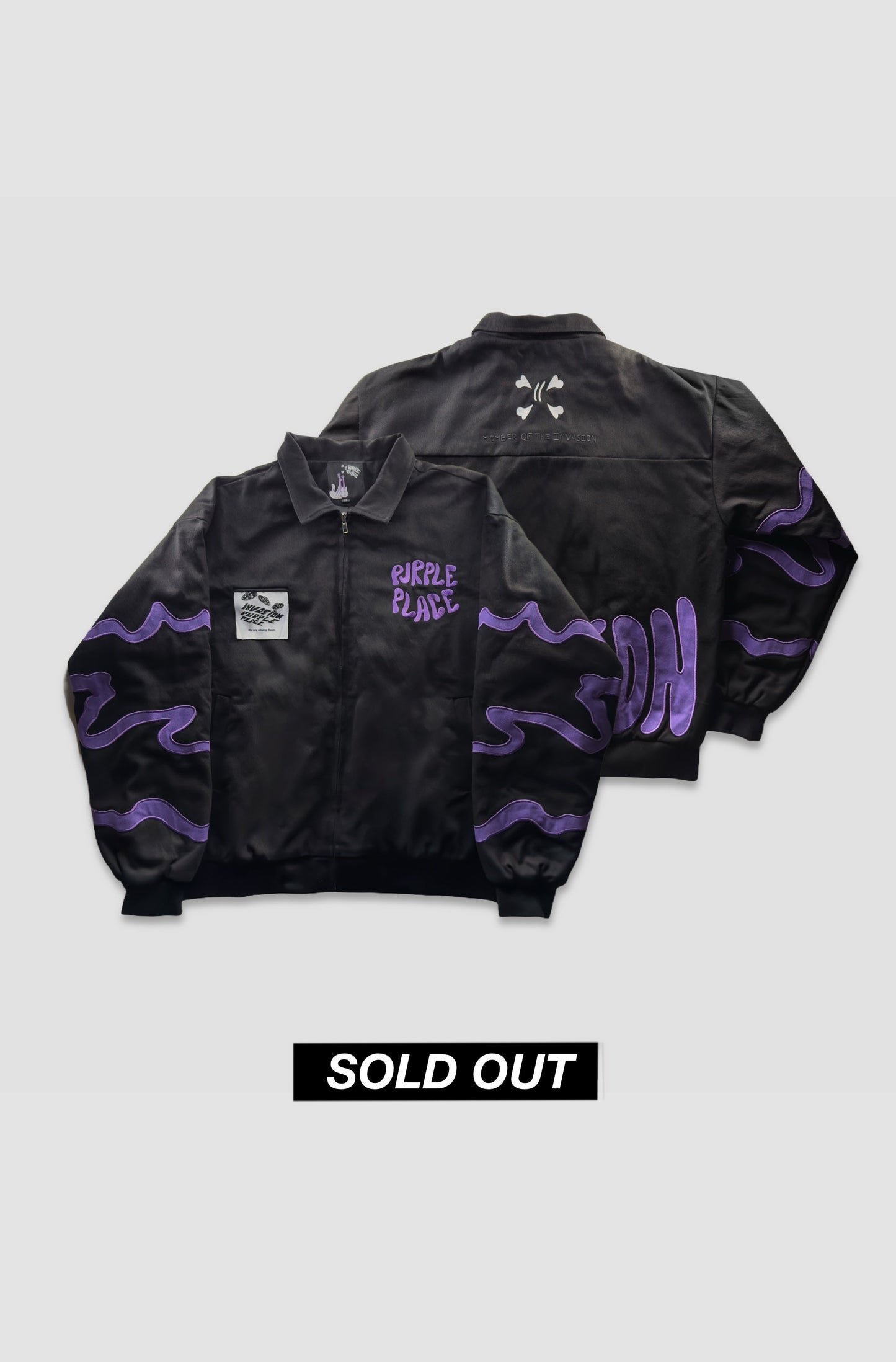 Invasion Jacket Black (Sold out) - Purple Place