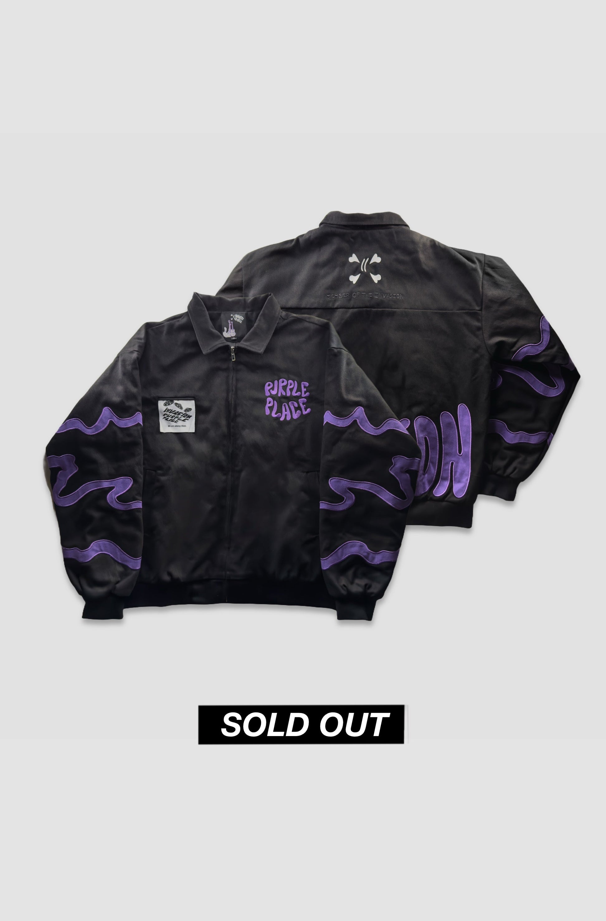 Invasion Jacket Black (Sold out) - Purple Place
