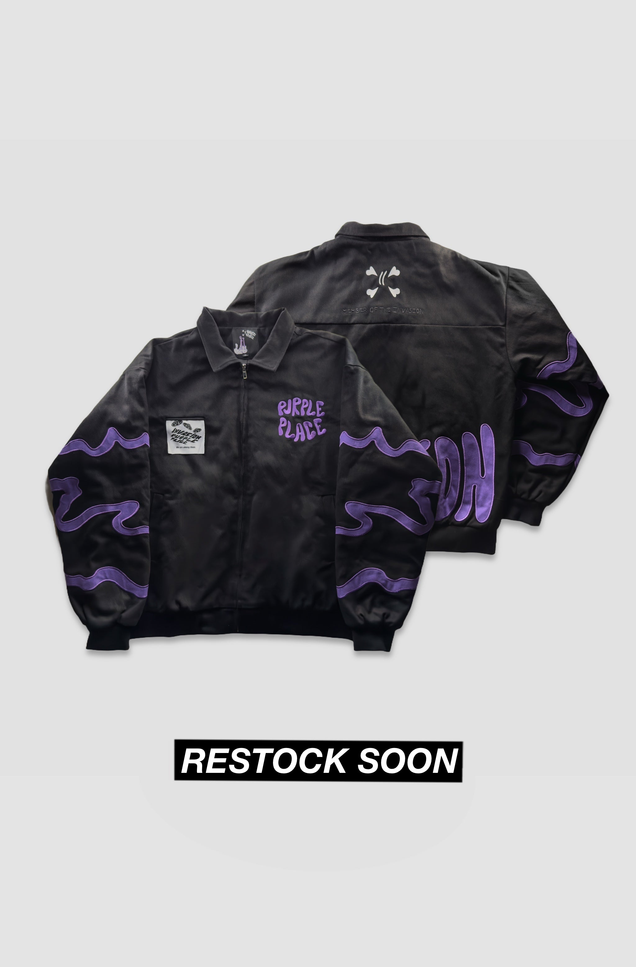 Invasion Jacket - Black (Sold out) - Purple Place