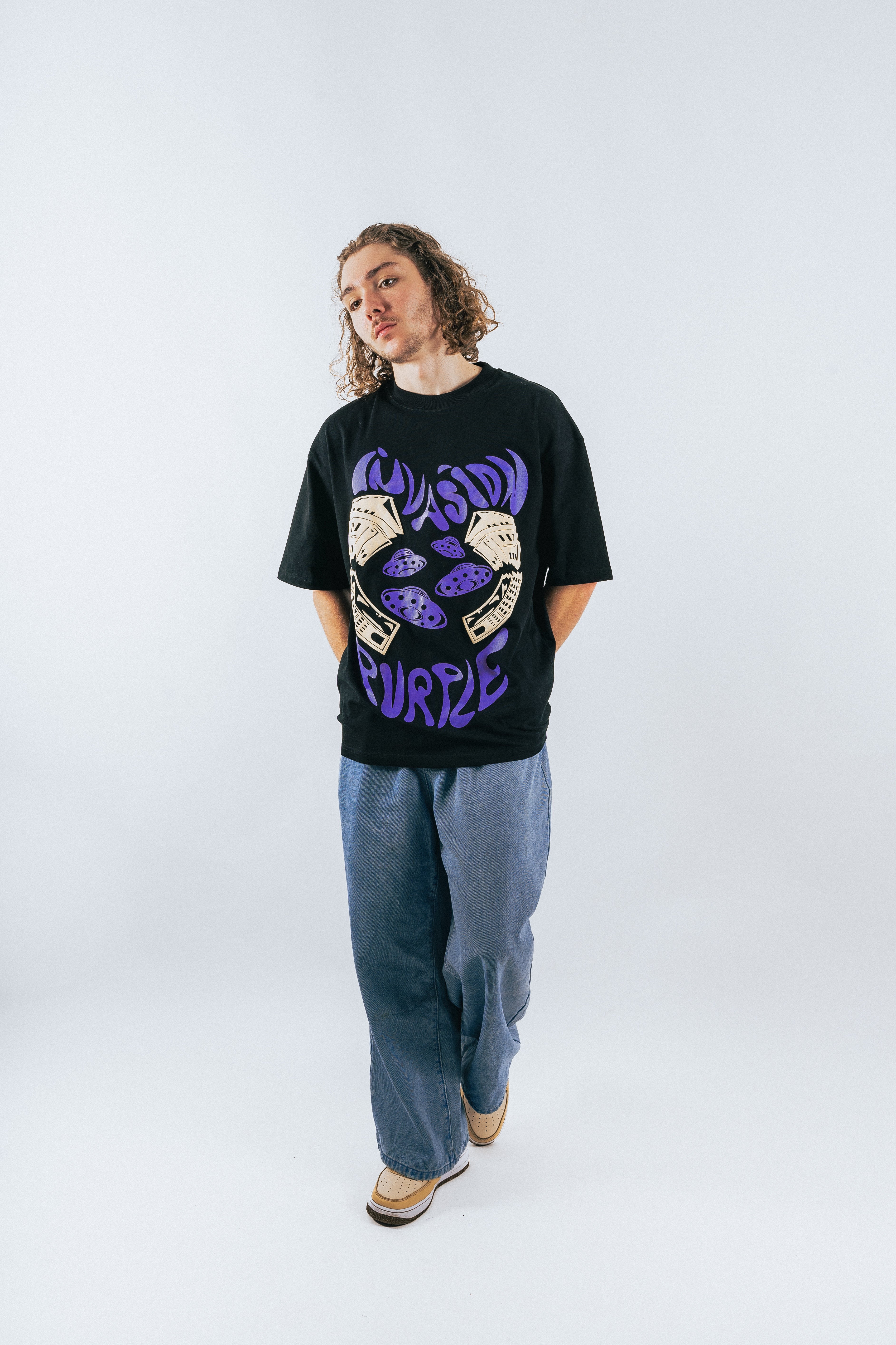 Invasion T-shirt - Purple Place