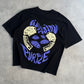 Invasion T-shirt - Black - Purple Place