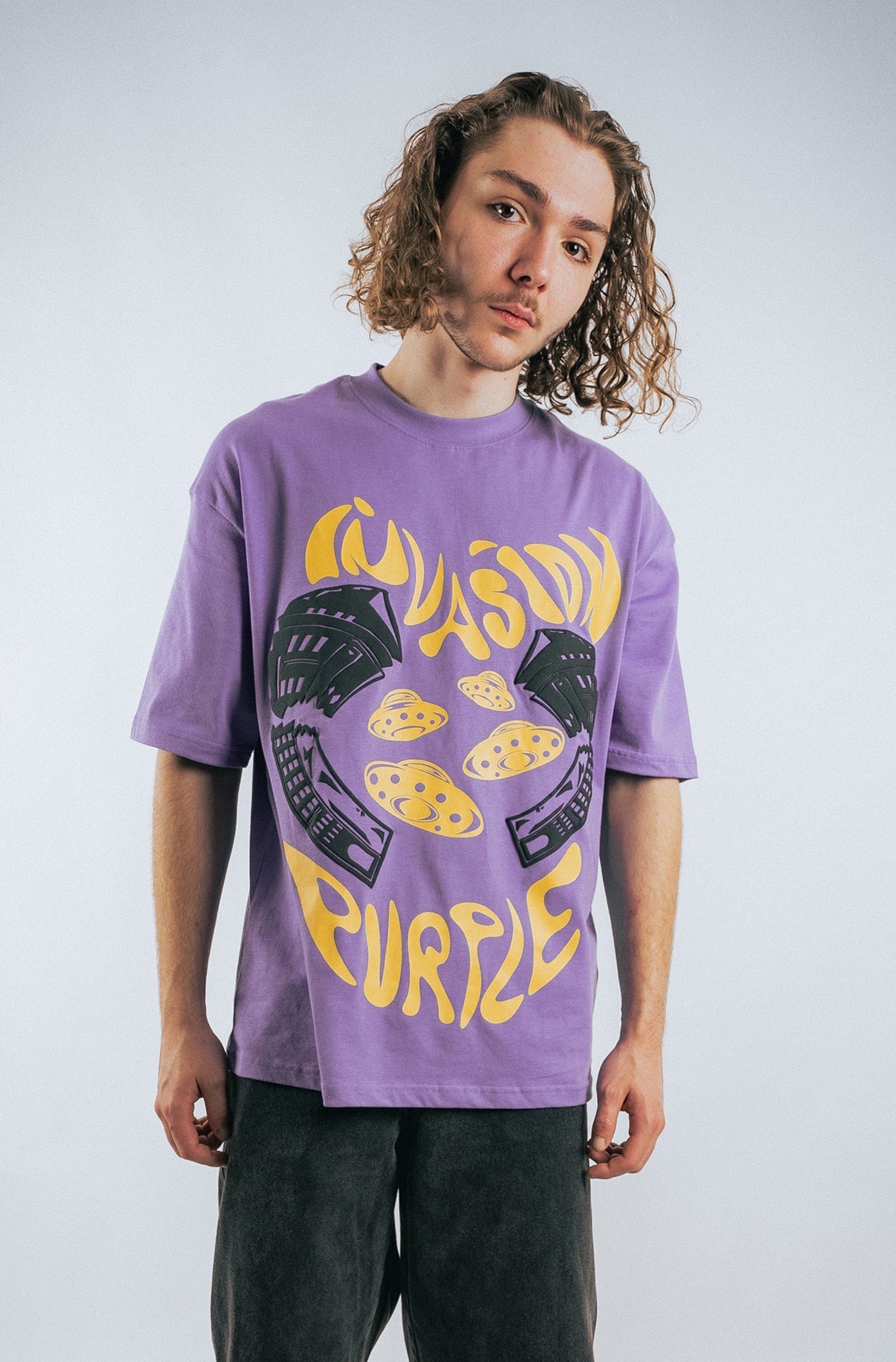 Invasion T-shirt Purple - Purple Place