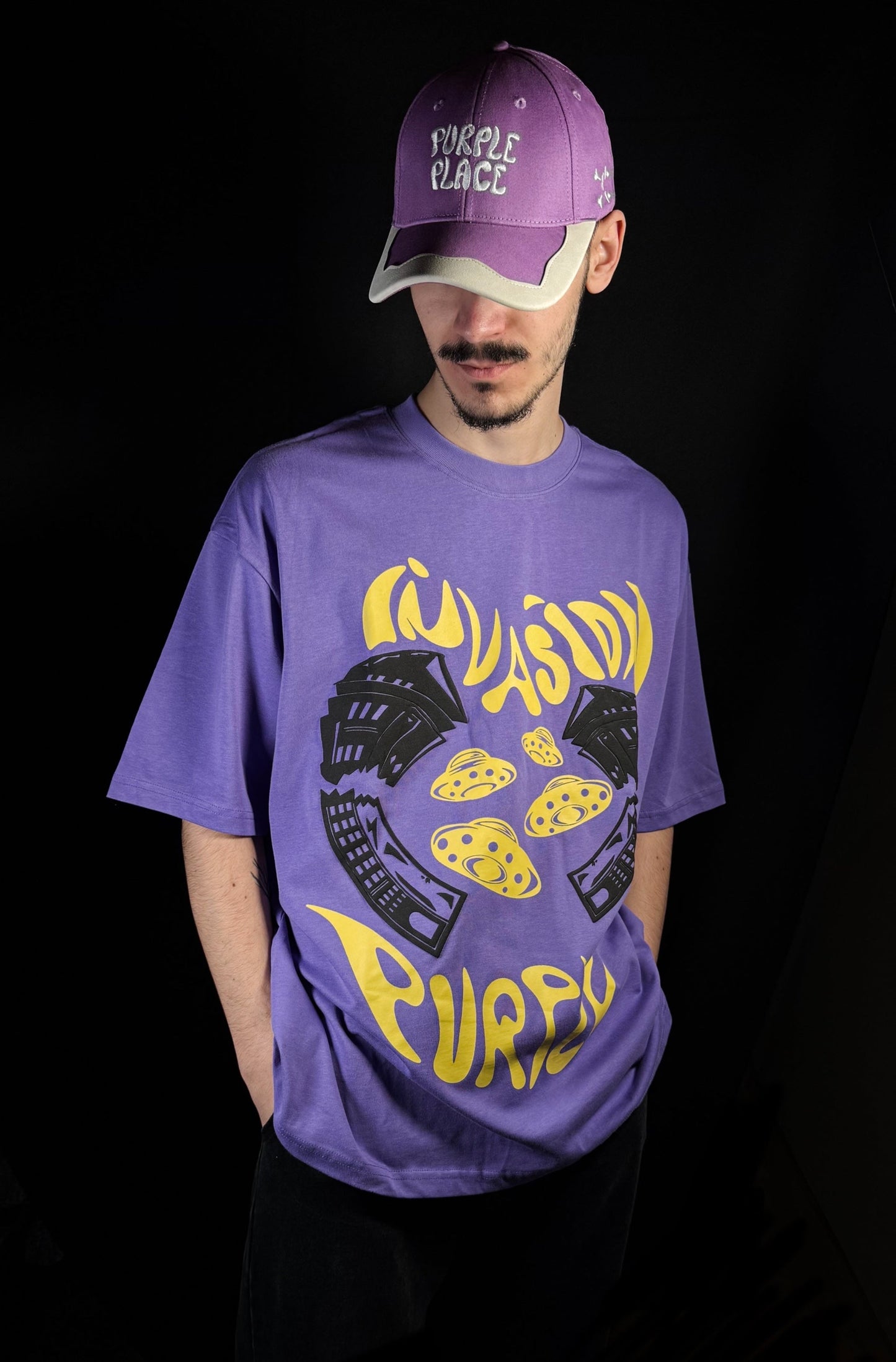 Invasion T-shirt - Purple - Purple Place