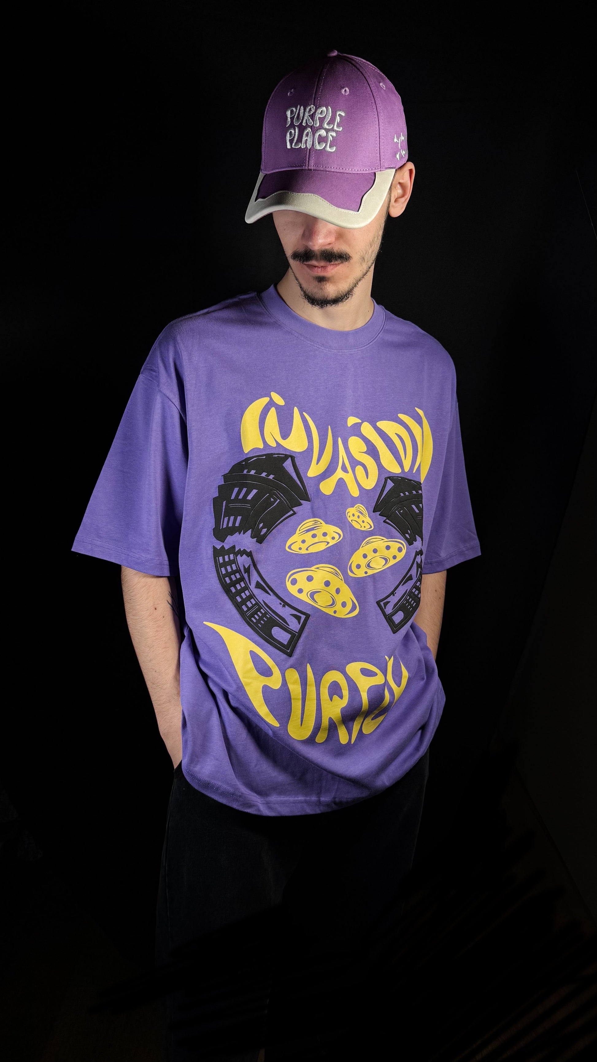 Invasion T-shirt - Purple - Purple Place